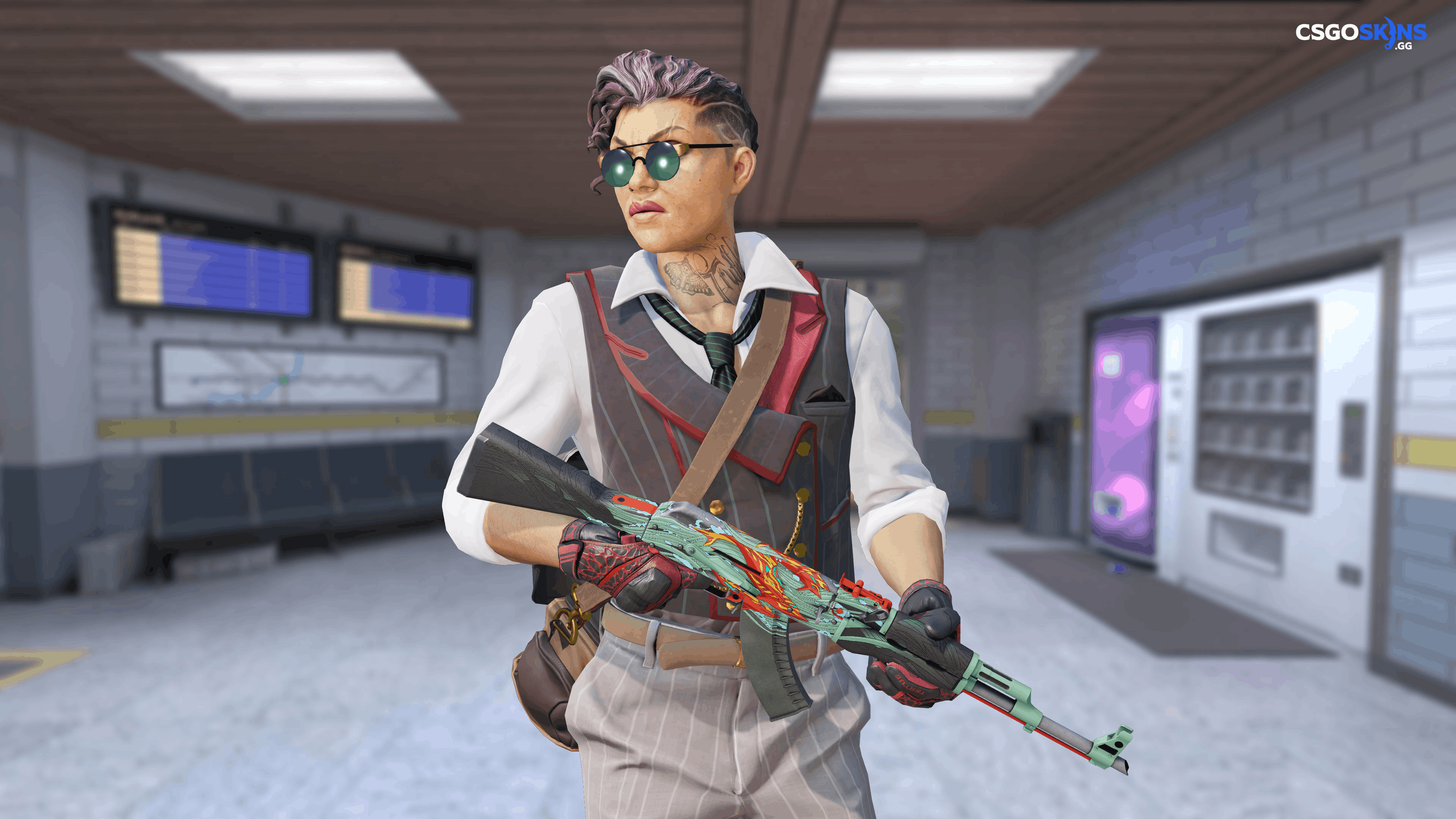 AK-47 | Aquamarine Revenge Artwork