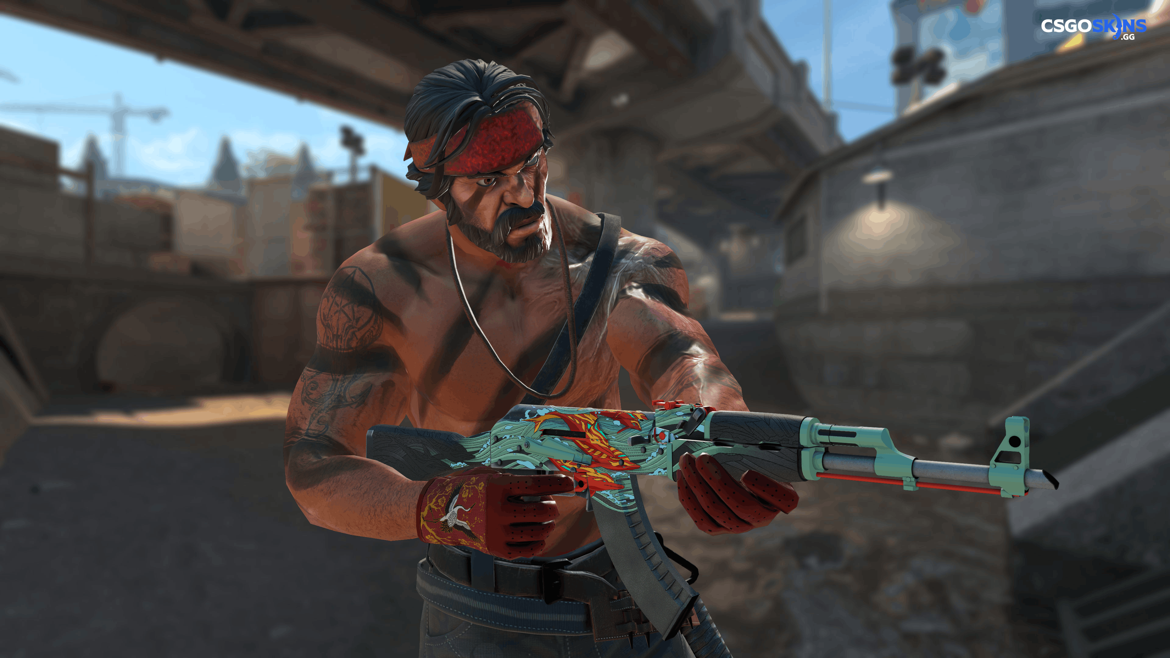 AK-47 | Aquamarine Revenge Artwork