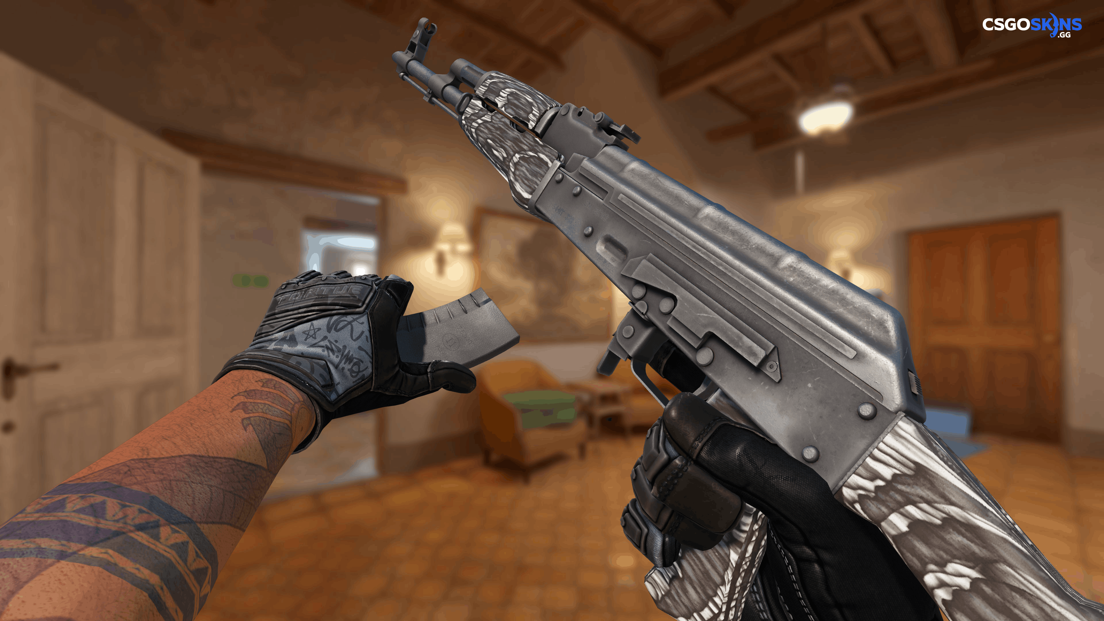 AK-47 | Black Laminate Artwork