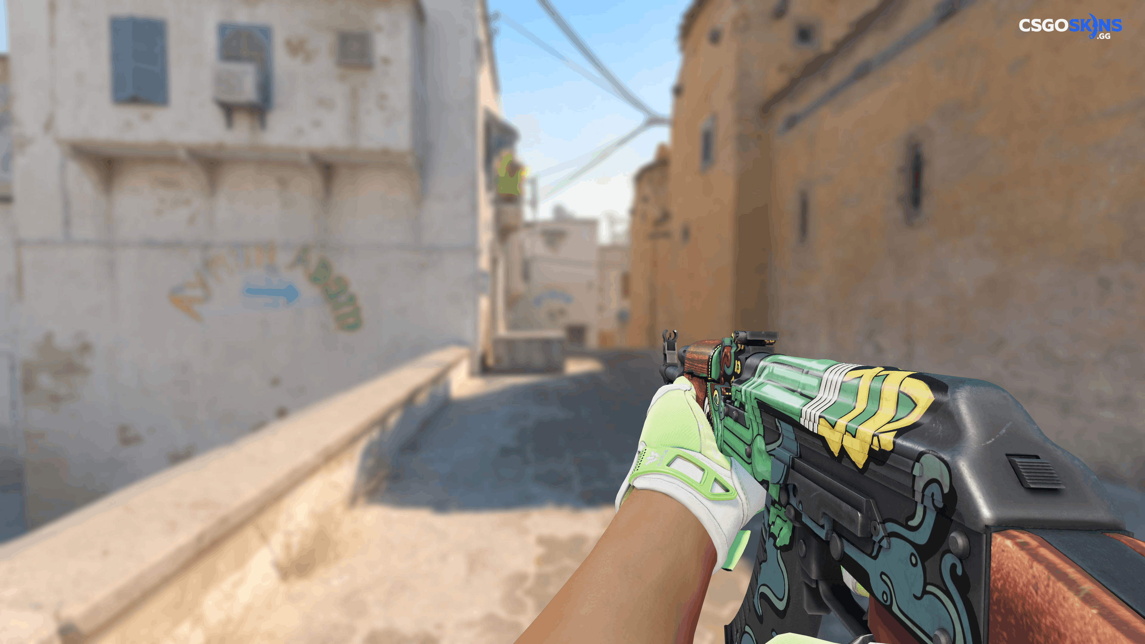 AK-47 | Fire Serpent Artwork