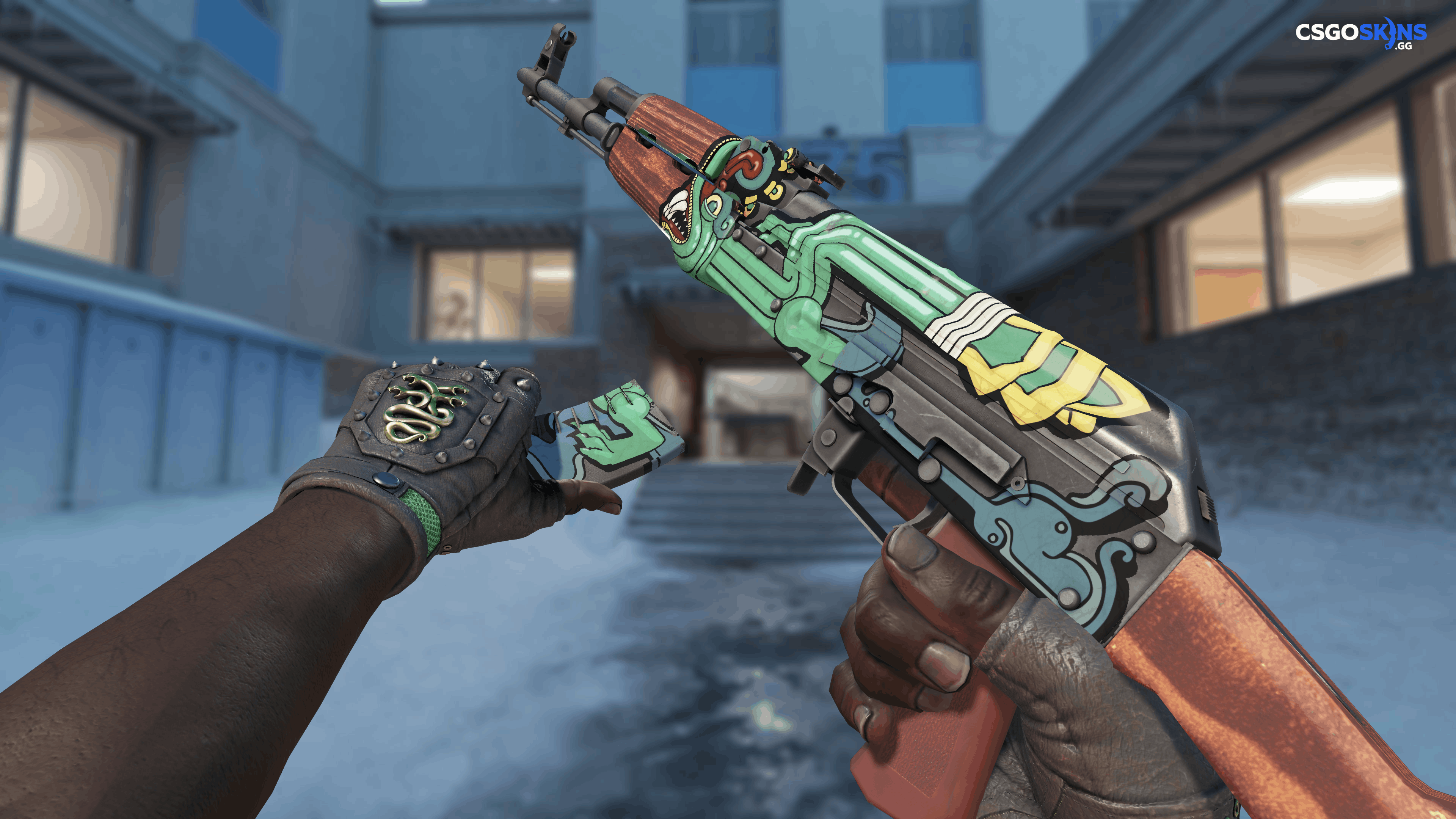 AK-47 | Fire Serpent Artwork
