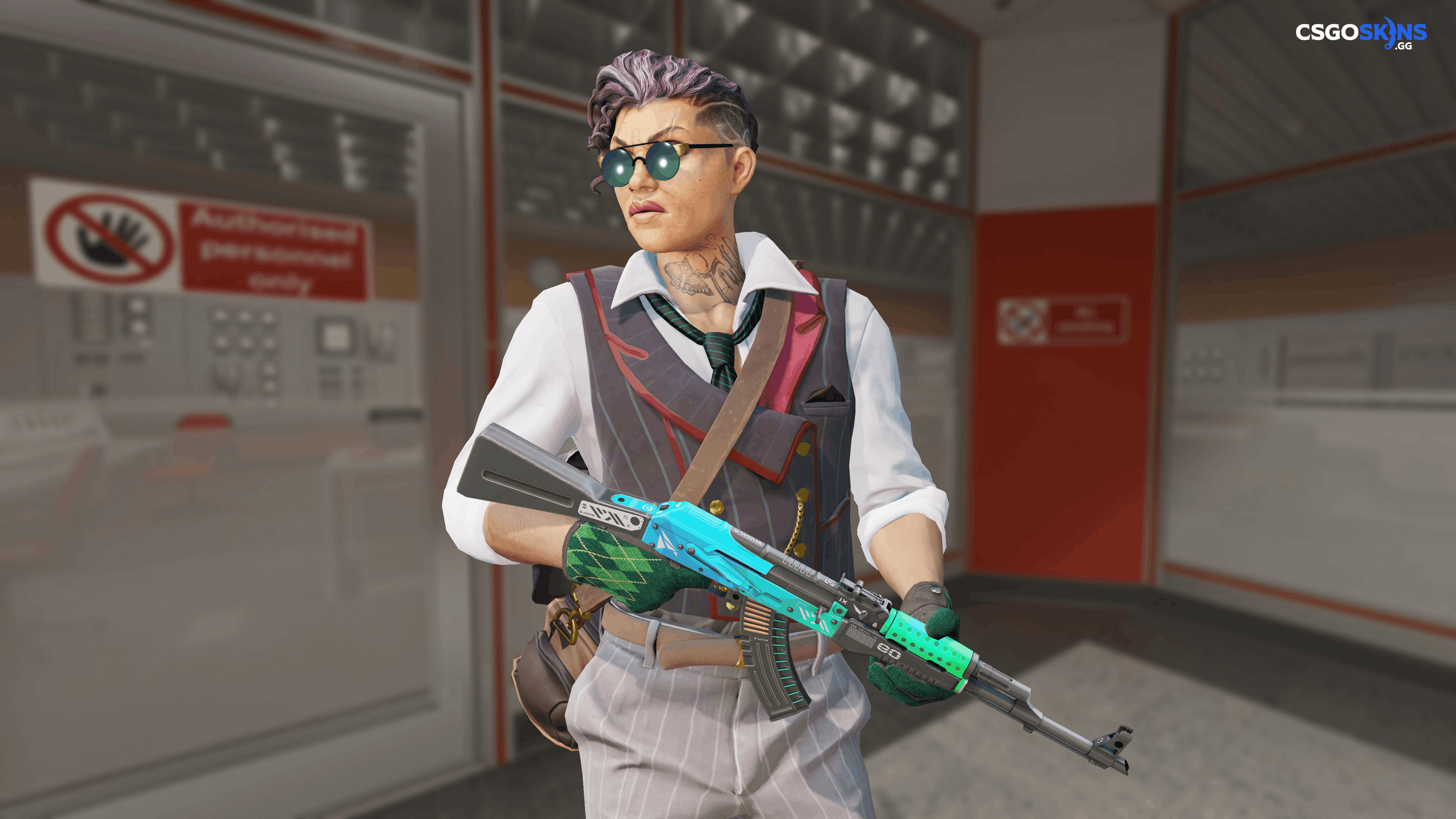 AK-47 | Ice Coaled Artwork
