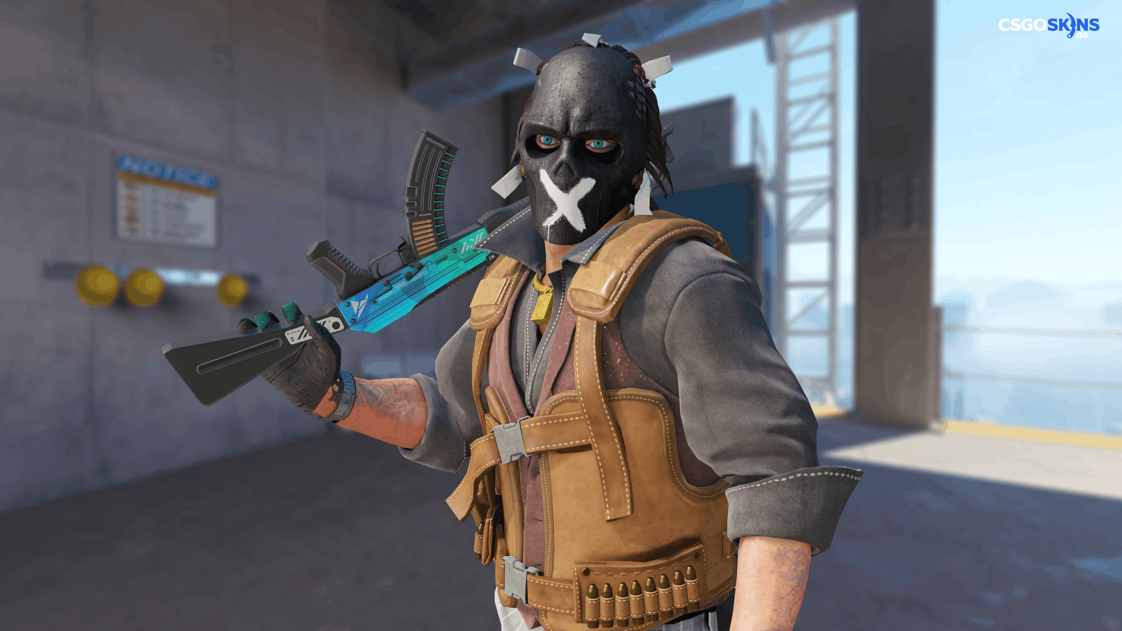 AK-47 | Ice Coaled Artwork
