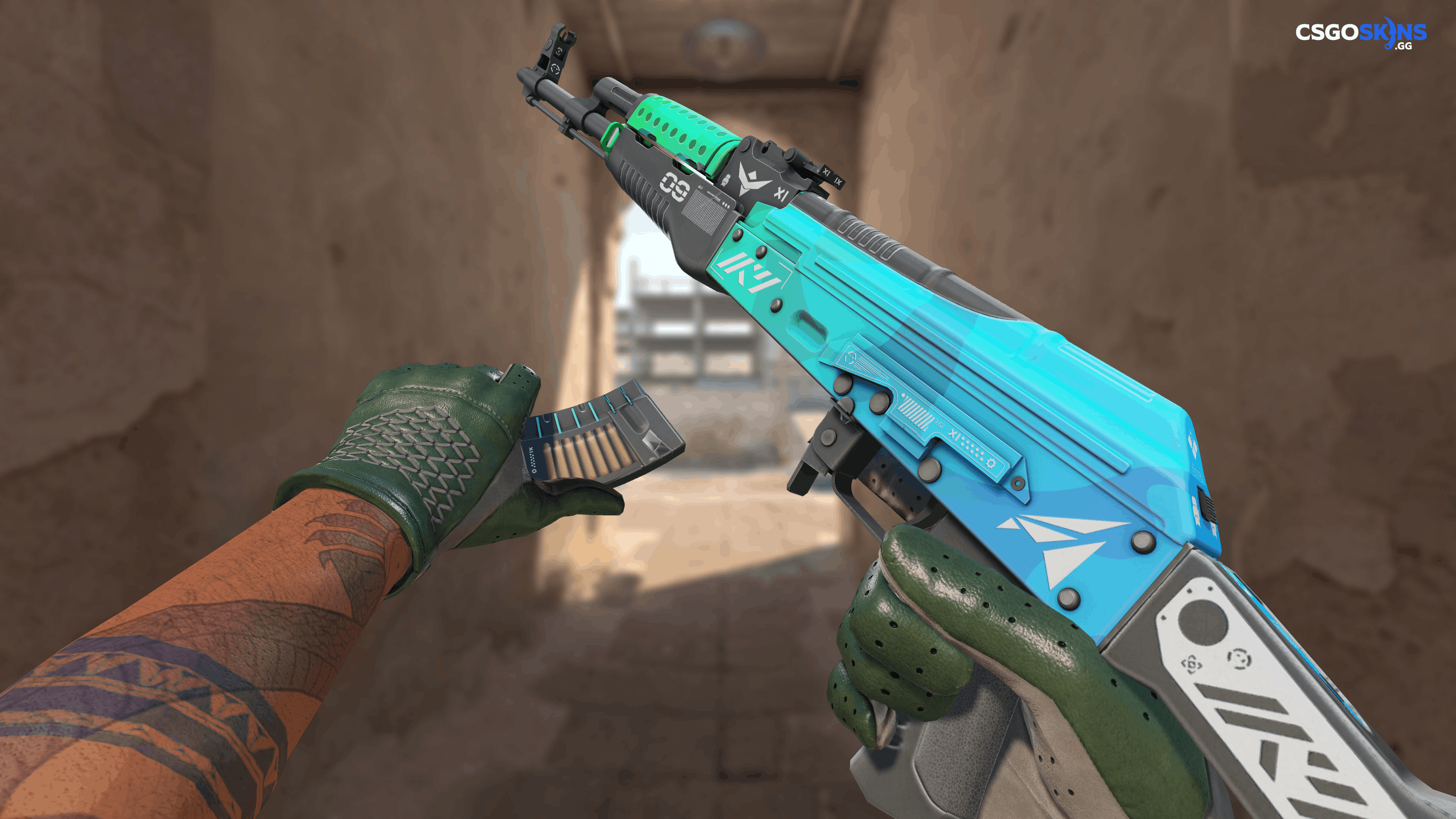 AK-47 | Ice Coaled Artwork