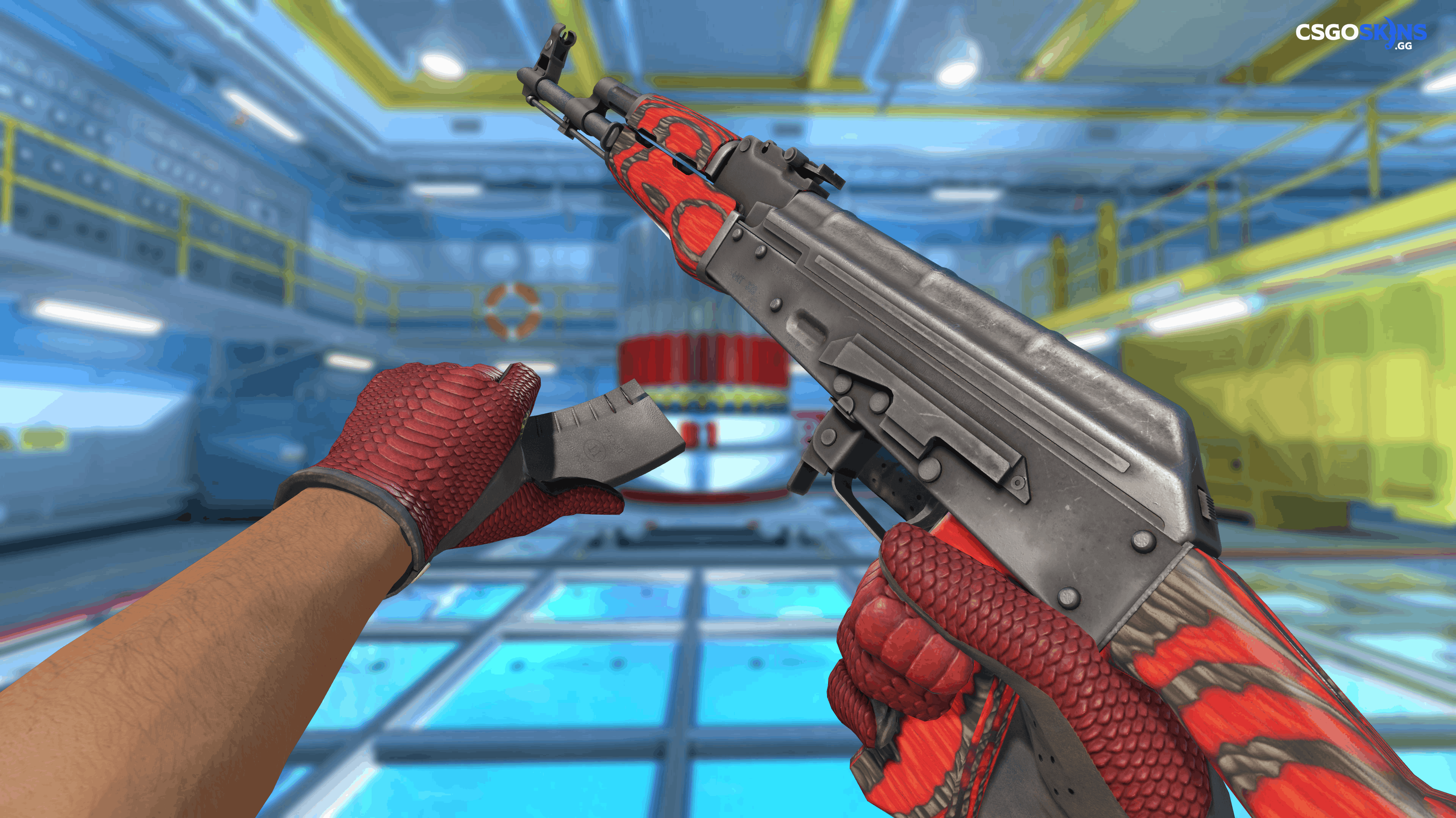 AK-47 | Red Laminate Artwork
