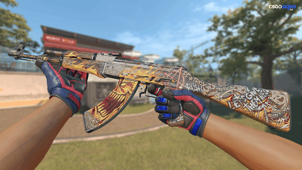 AK-47 | Searing Rage Artwork