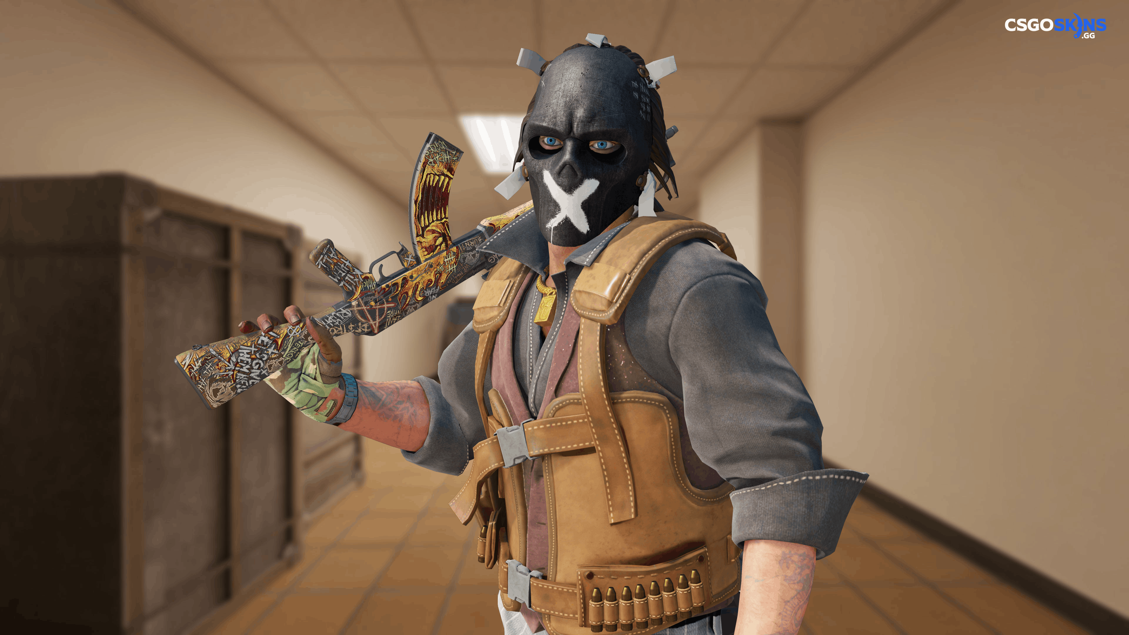 AK-47 | Searing Rage Artwork