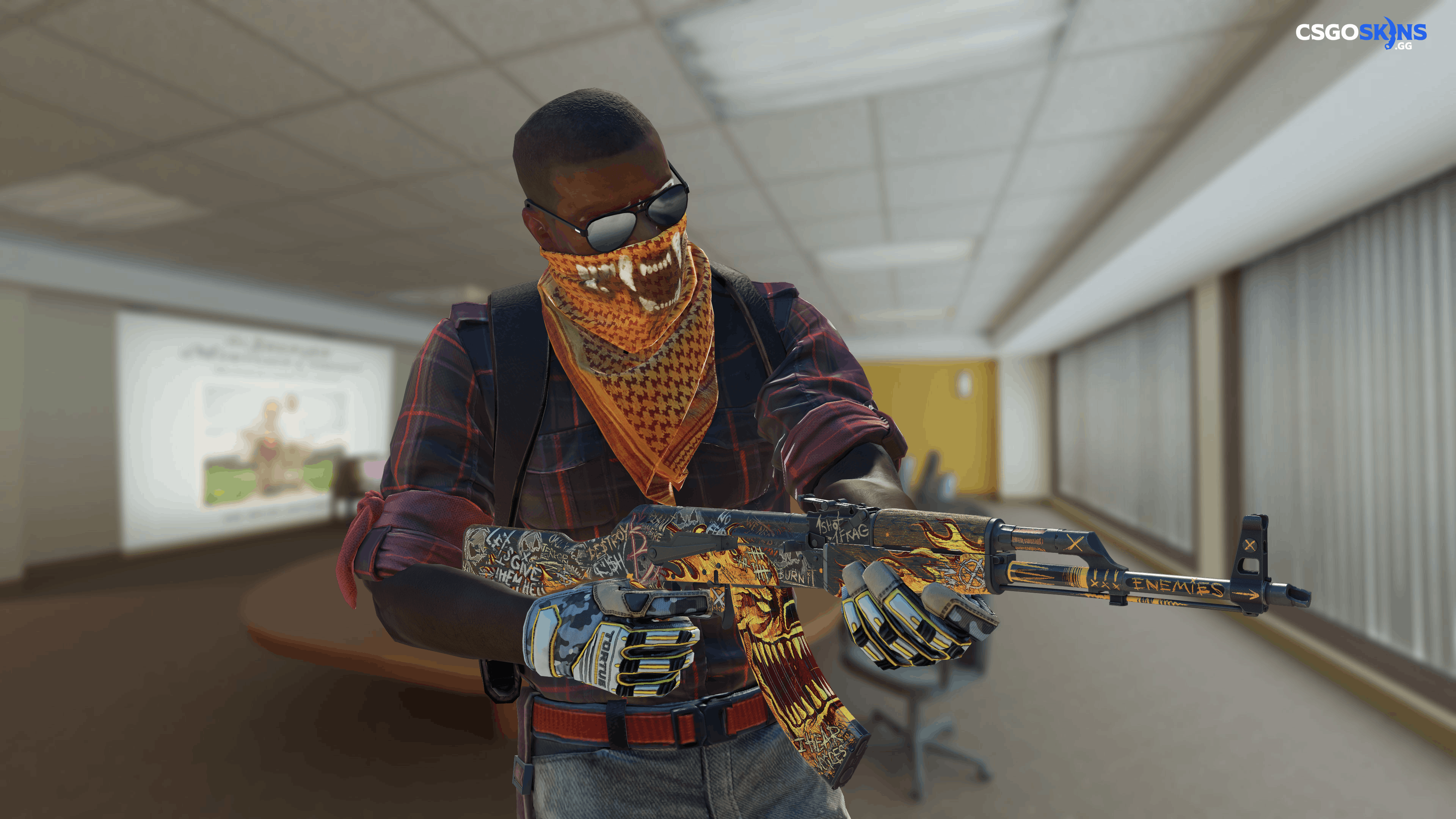 AK-47 | Searing Rage Artwork