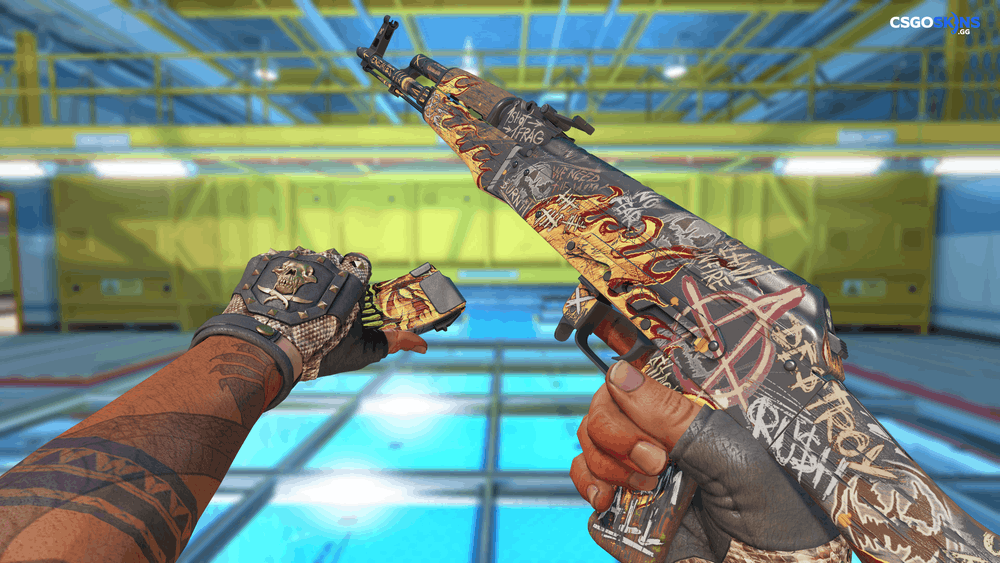 AK-47 | Searing Rage Artwork