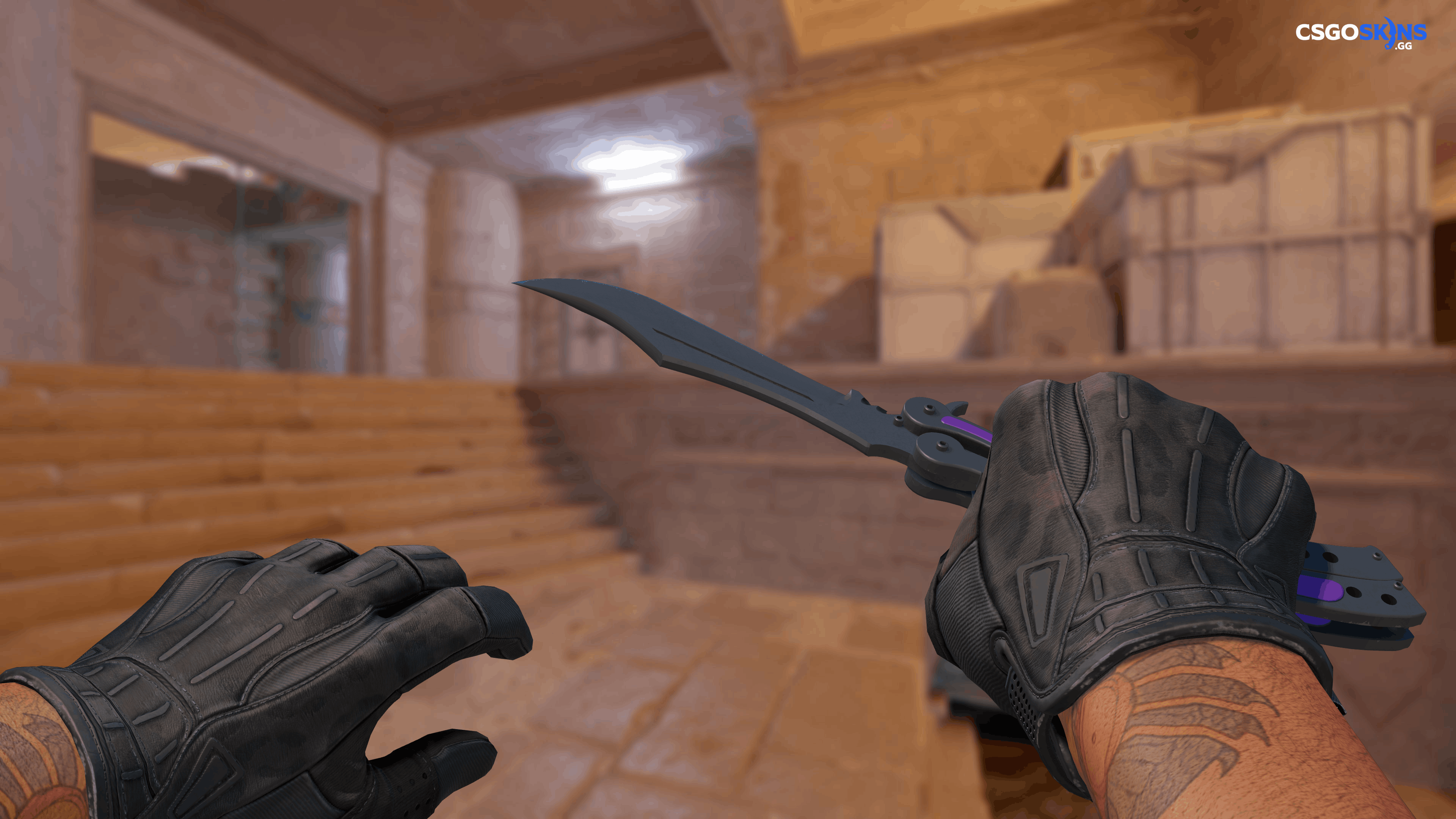 ★ Butterfly Knife | Ultraviolet Artwork