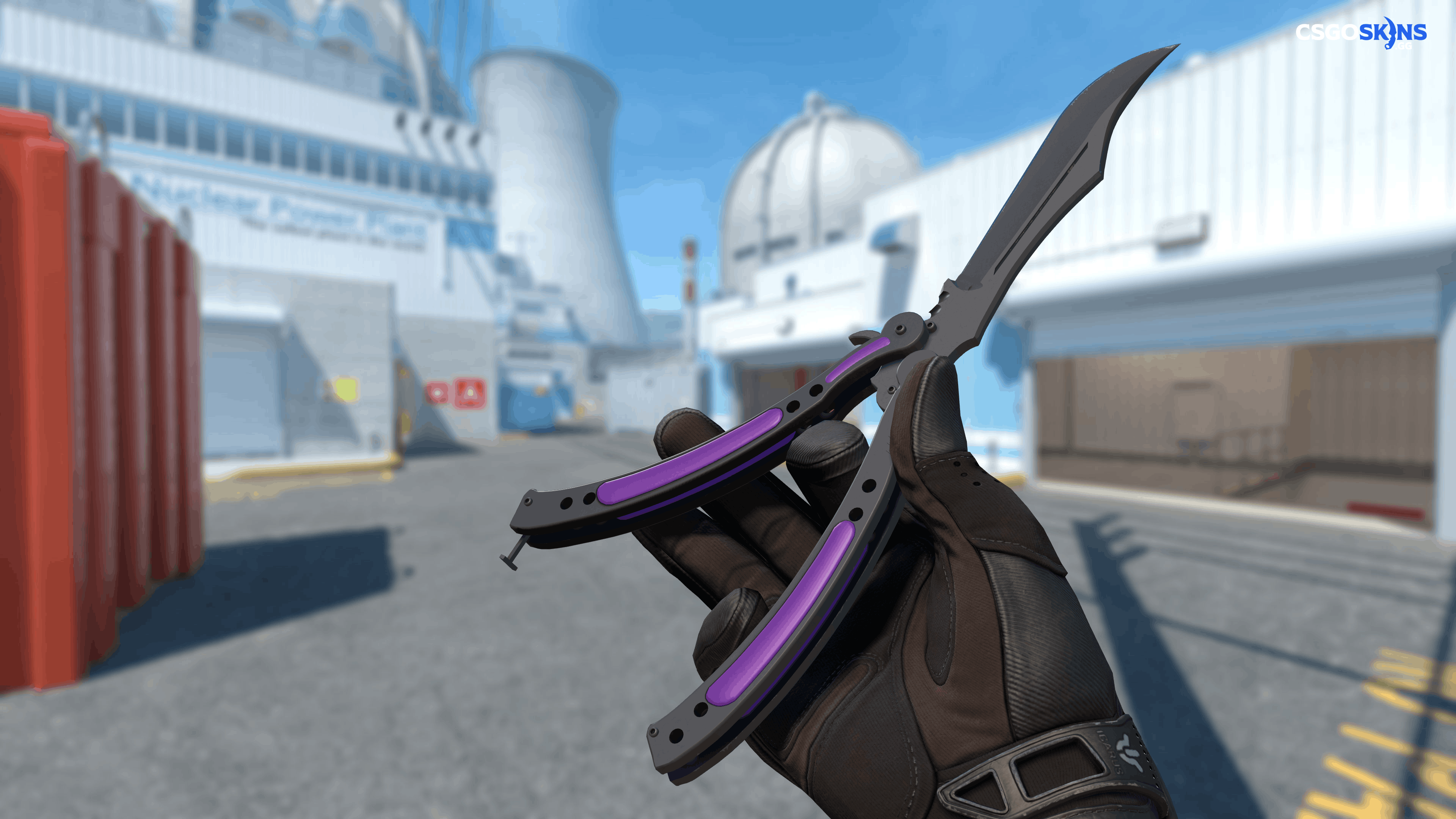 ★ Butterfly Knife | Ultraviolet Artwork
