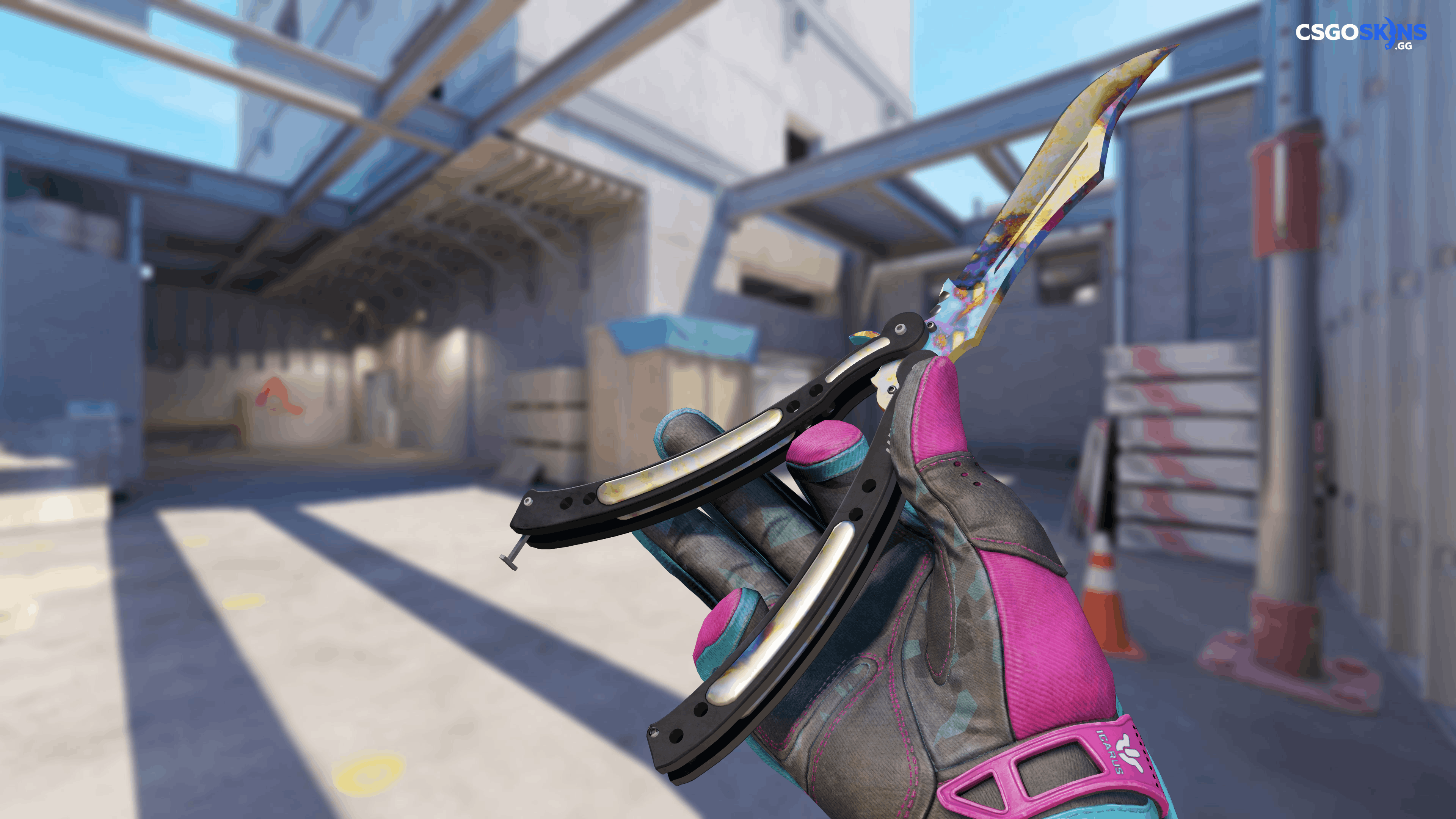 ★ Butterfly Knife | Case Hardened Artwork