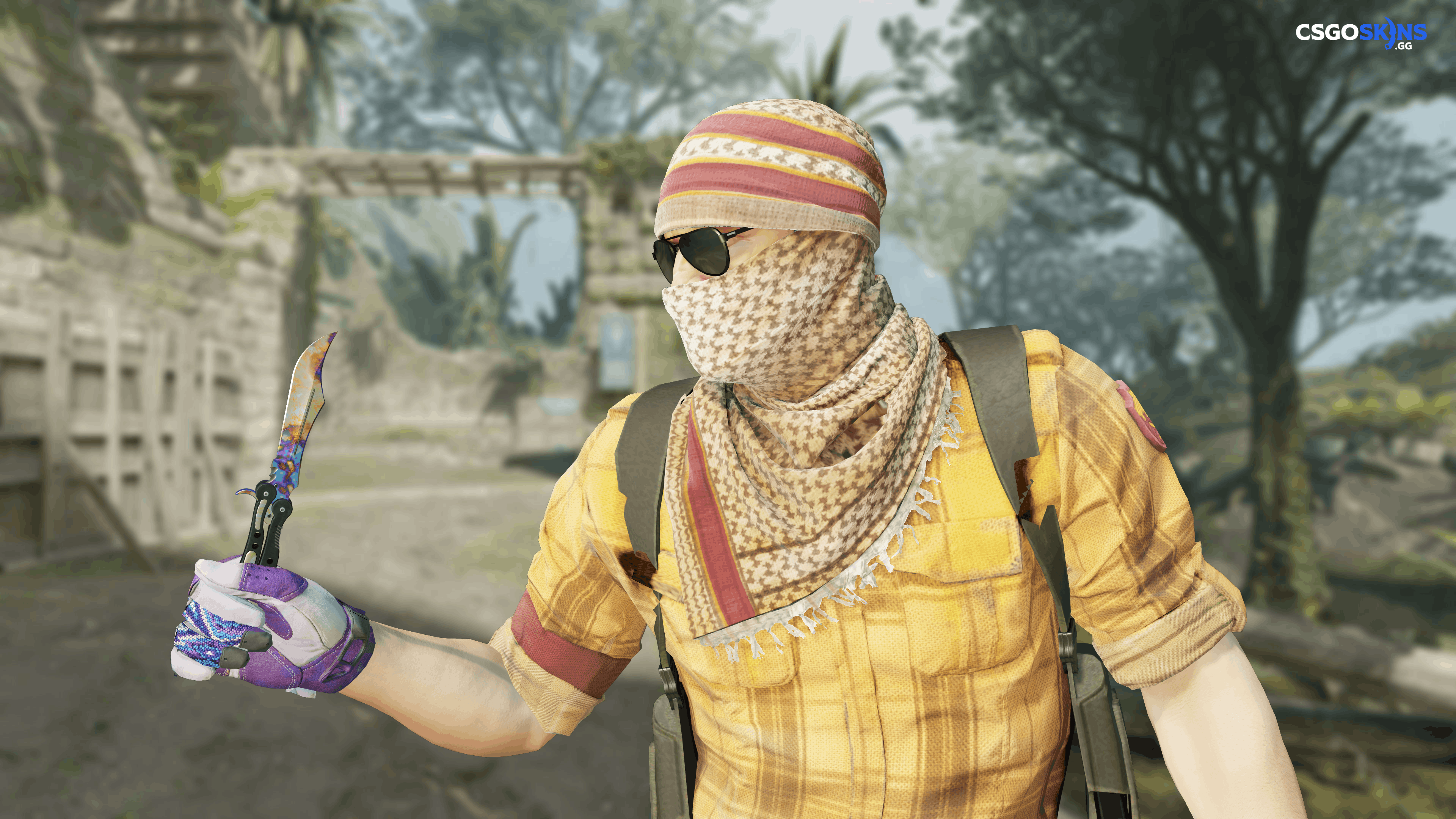 ★ Butterfly Knife | Case Hardened Artwork