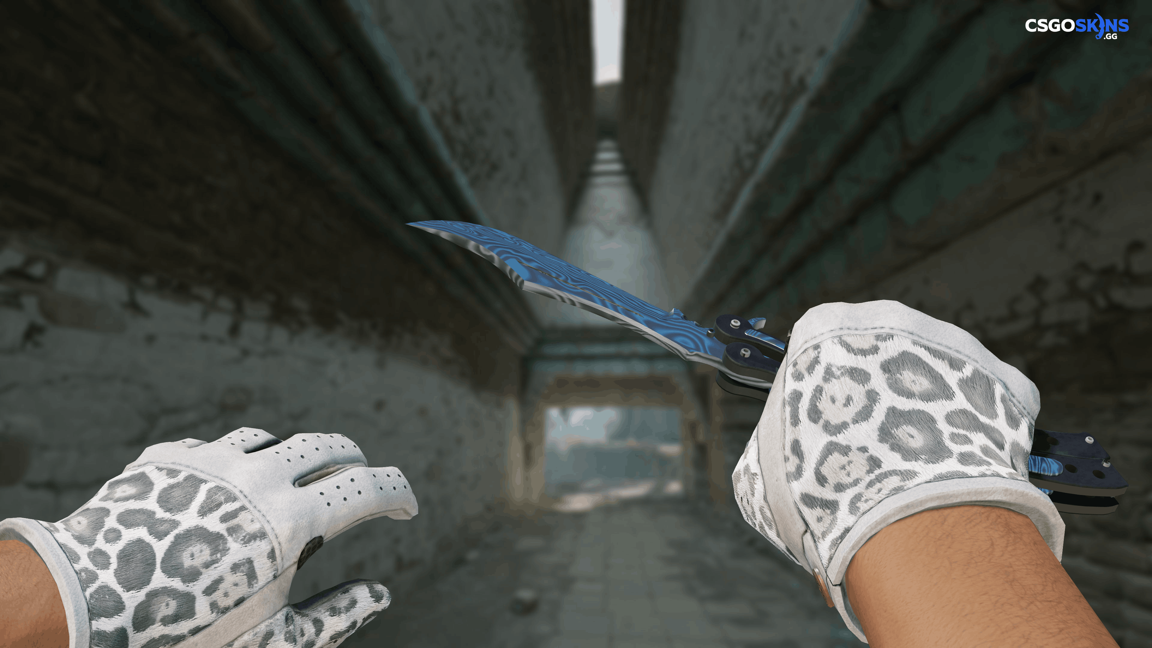 ★ Butterfly Knife | Damascus Steel Artwork