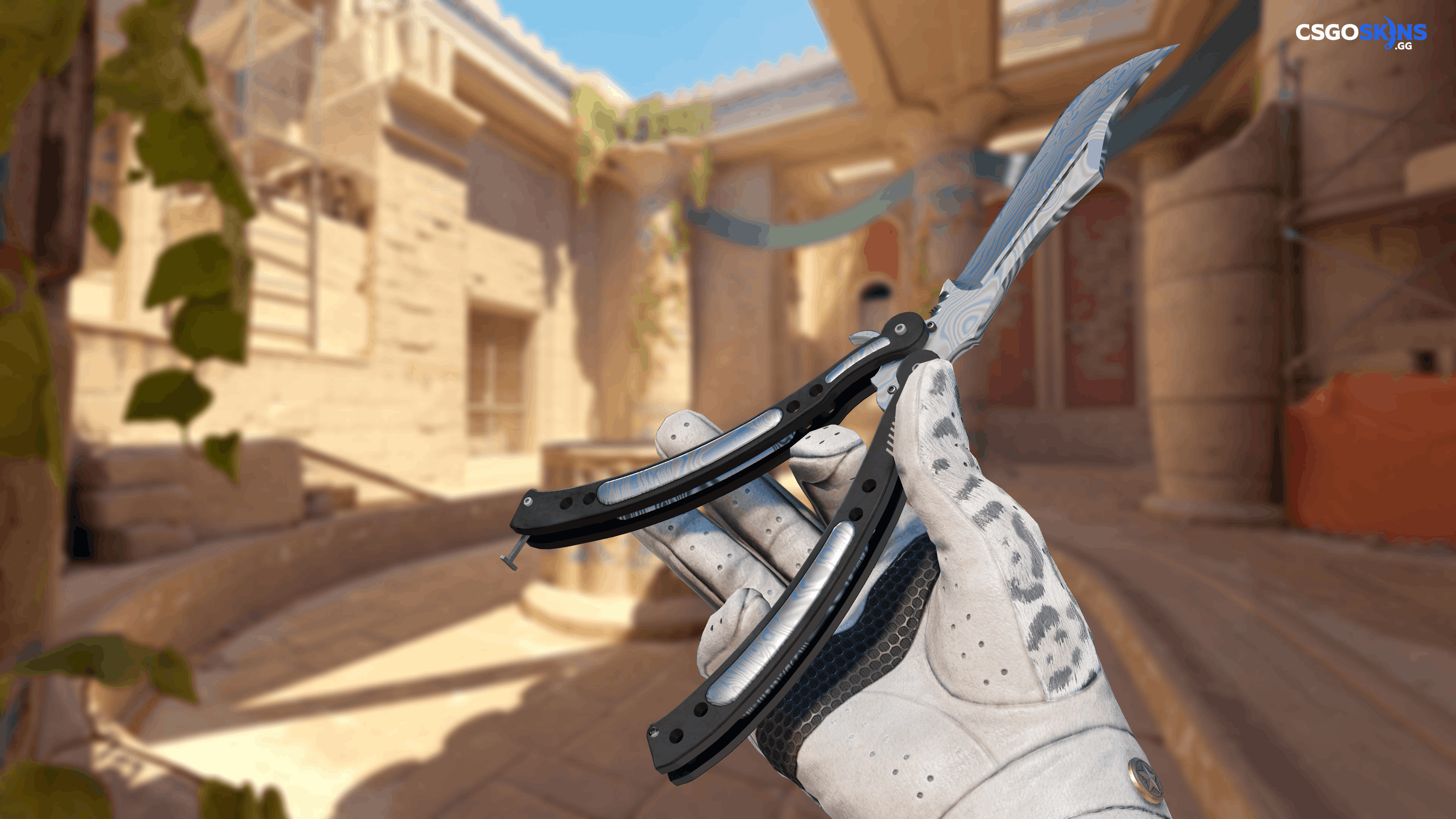 ★ Butterfly Knife | Damascus Steel Artwork