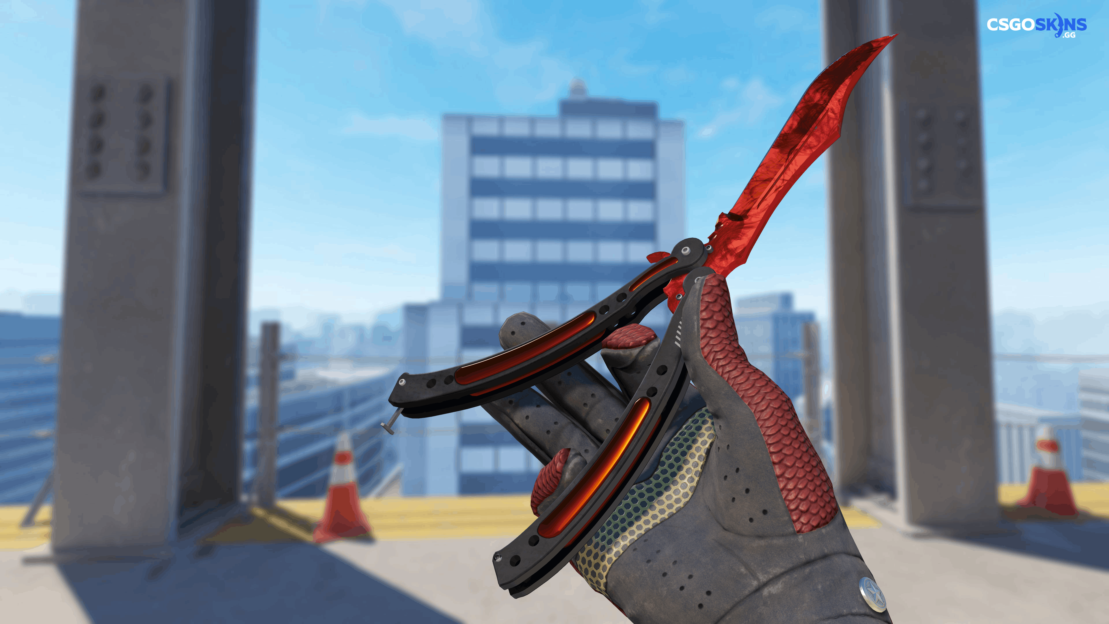 ★ Butterfly Knife | Doppler Ruby Artwork