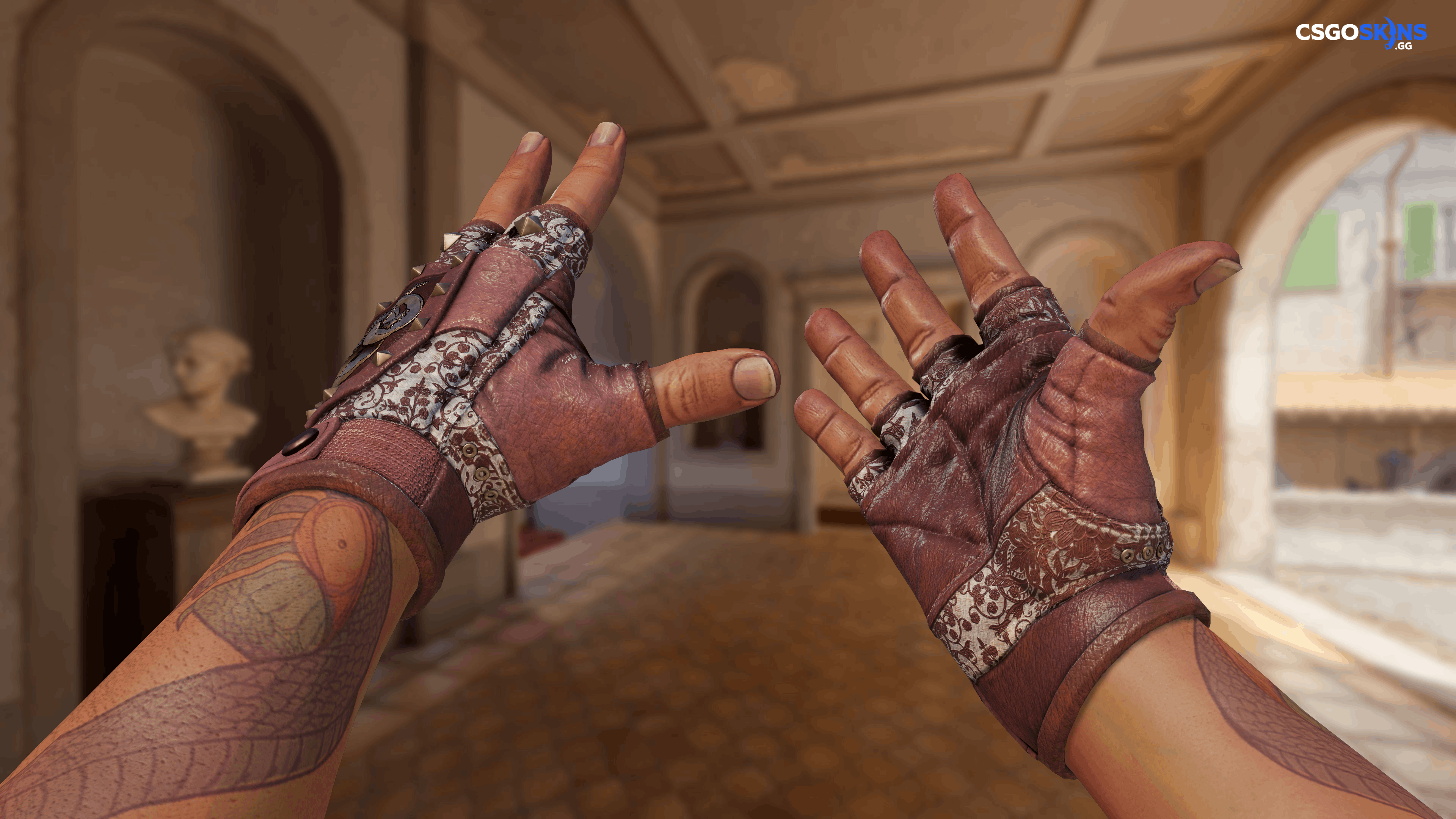 ★ Broken Fang Gloves | Needle Point Artwork