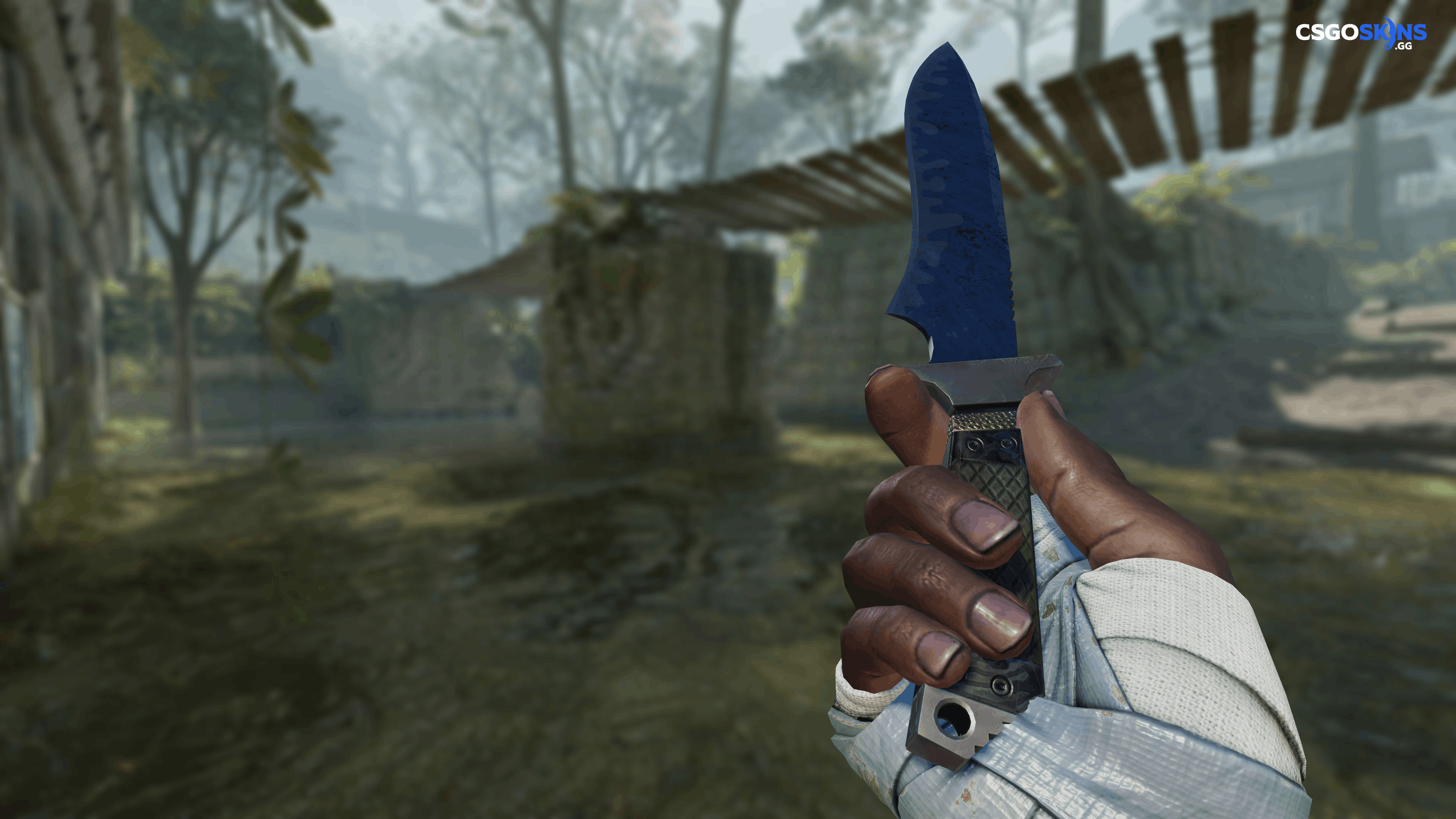 ★ Classic Knife | Blue Steel Artwork