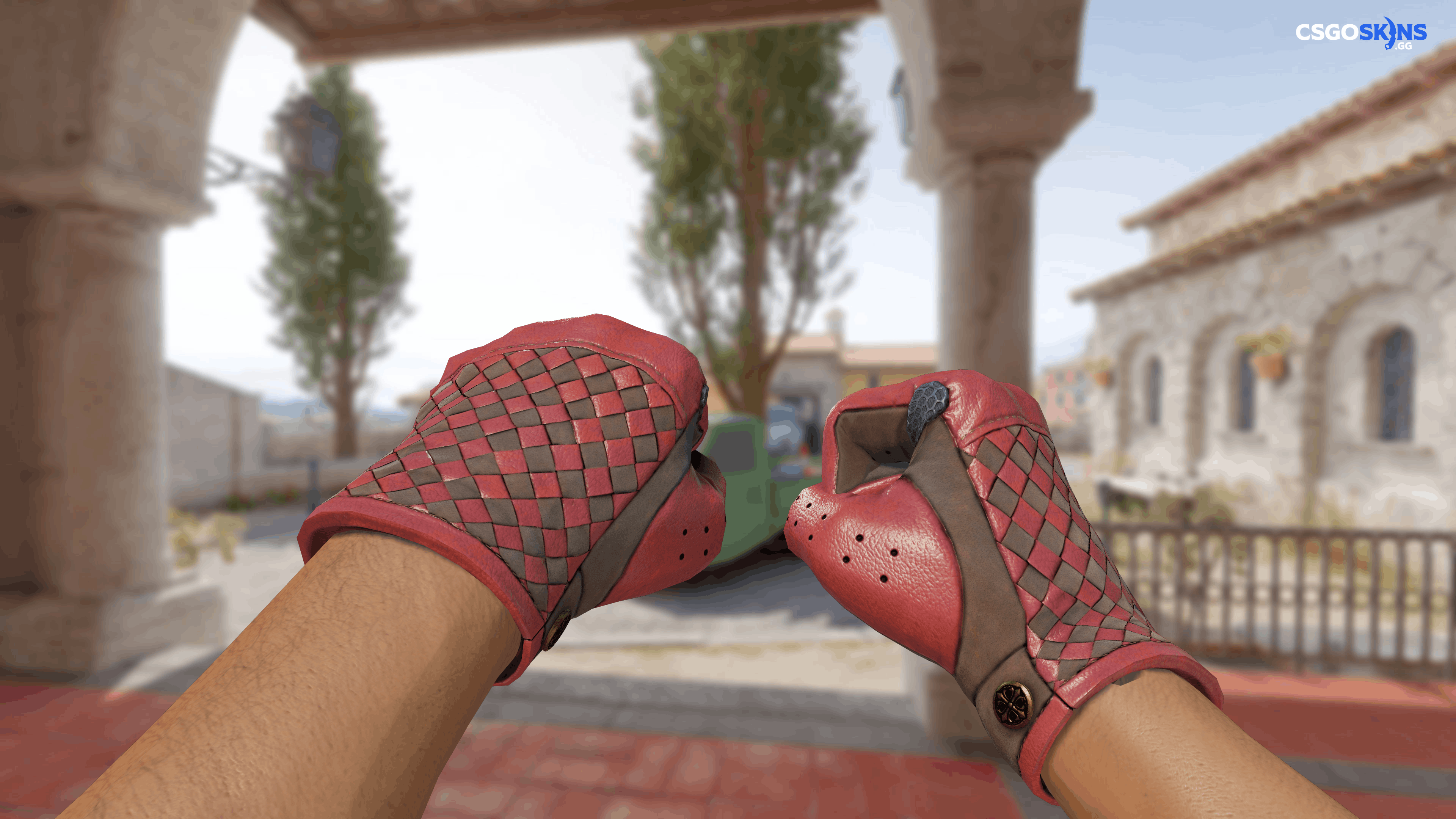 ★ Driver Gloves | Crimson Weave Artwork