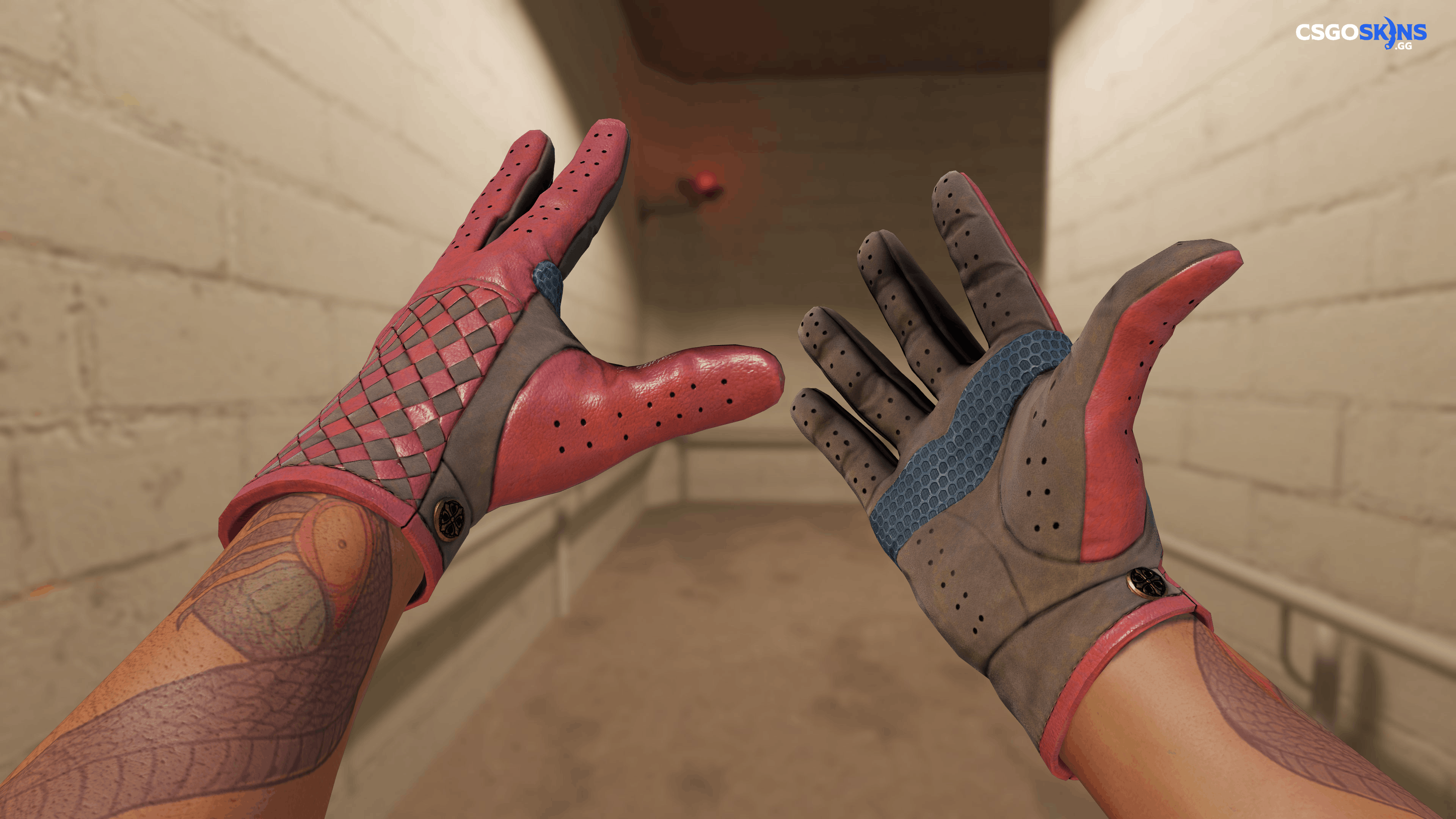 ★ Driver Gloves | Crimson Weave Artwork