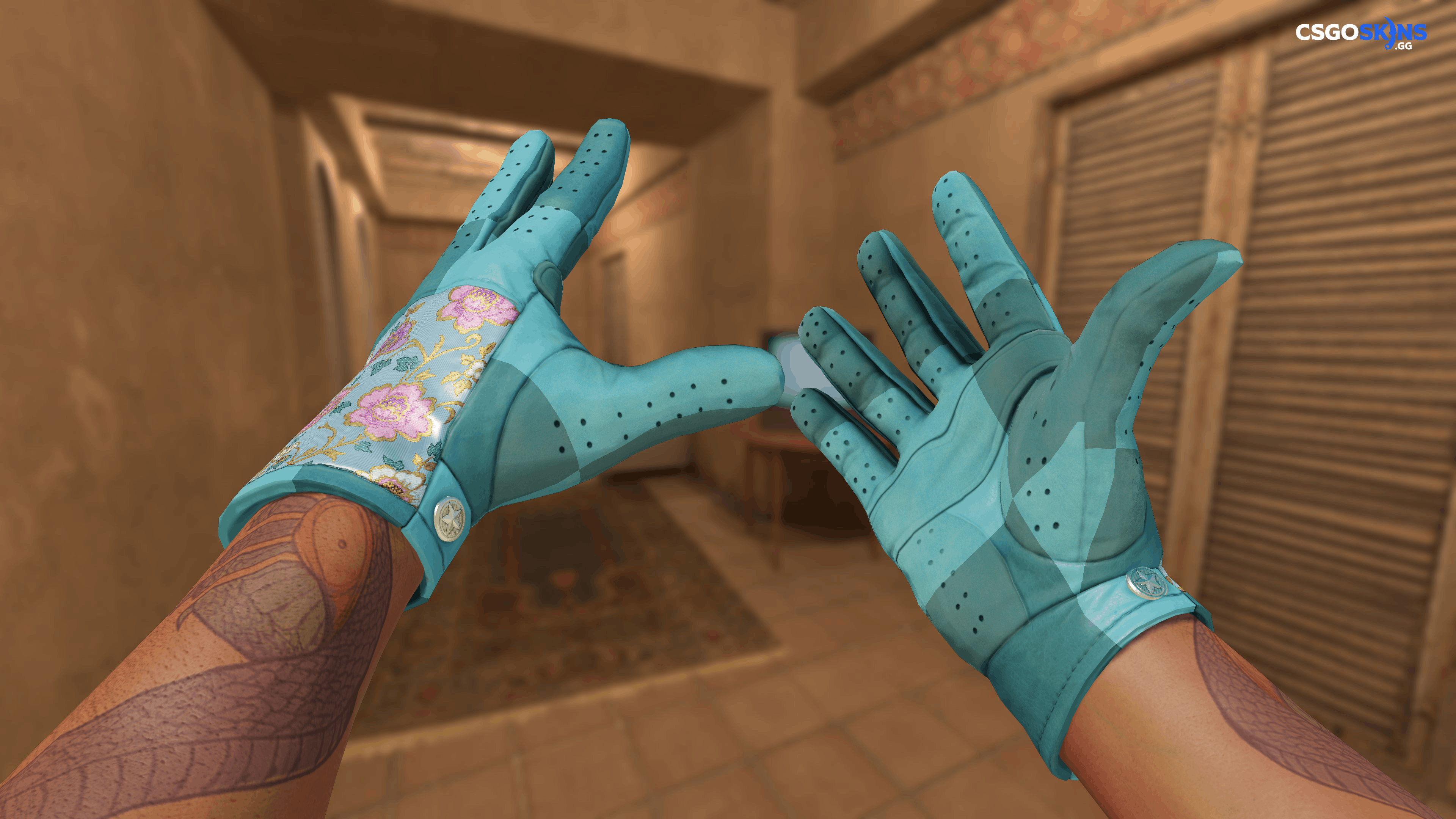 ★ Driver Gloves | Brocade Flowers Artwork