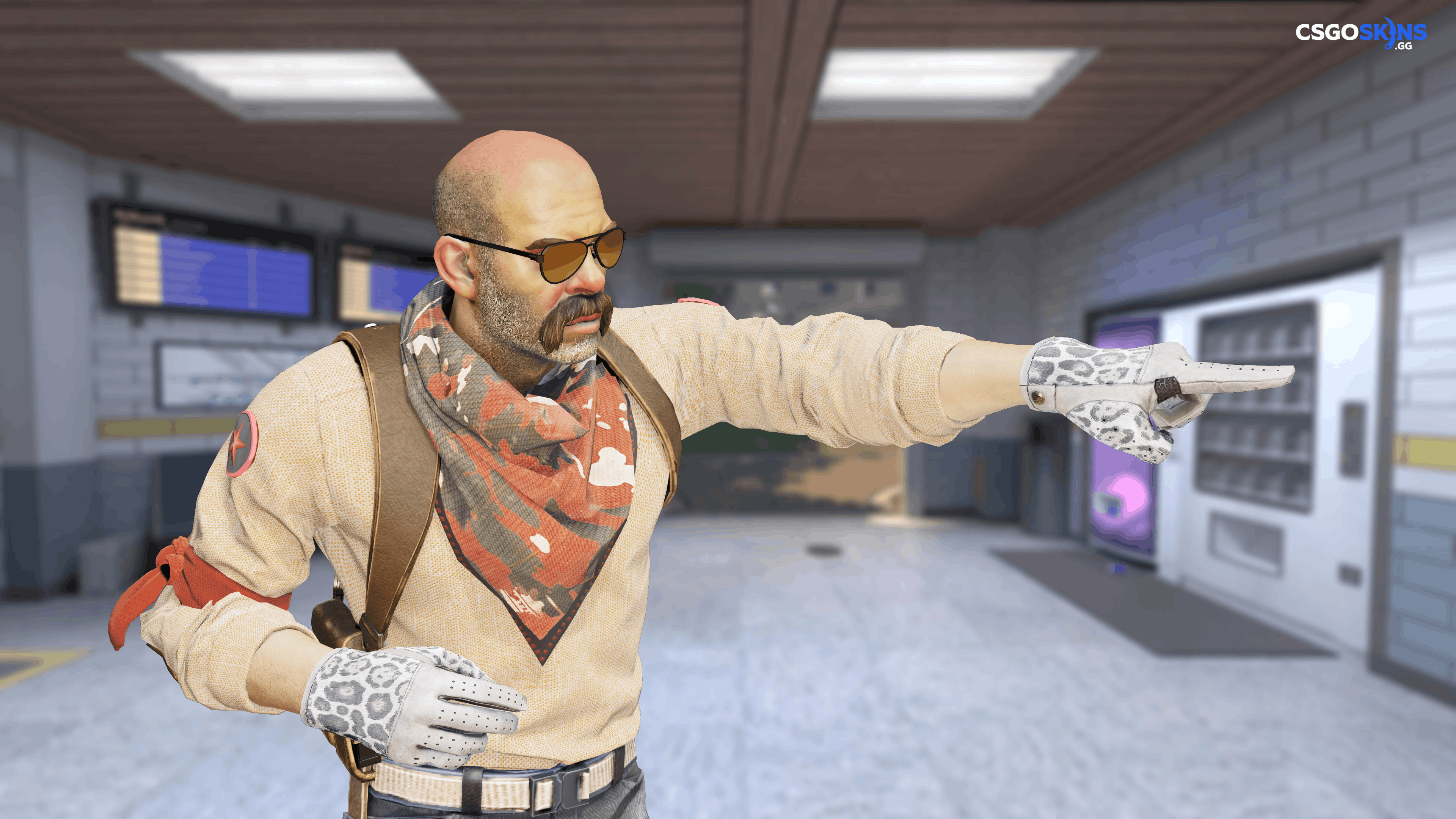 ★ Driver Gloves | Snow Leopard Artwork