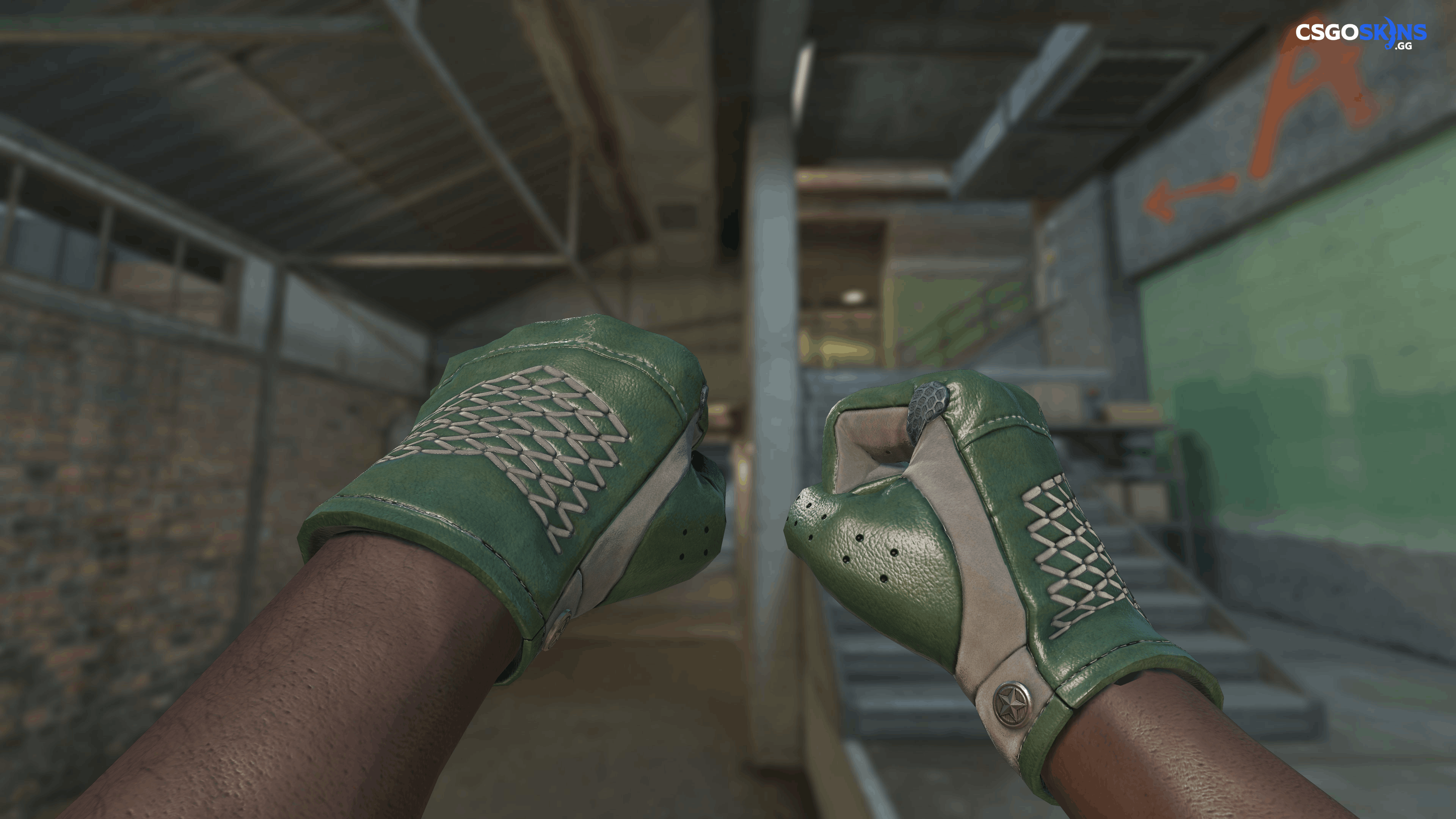 ★ Driver Gloves | Racing Green Artwork