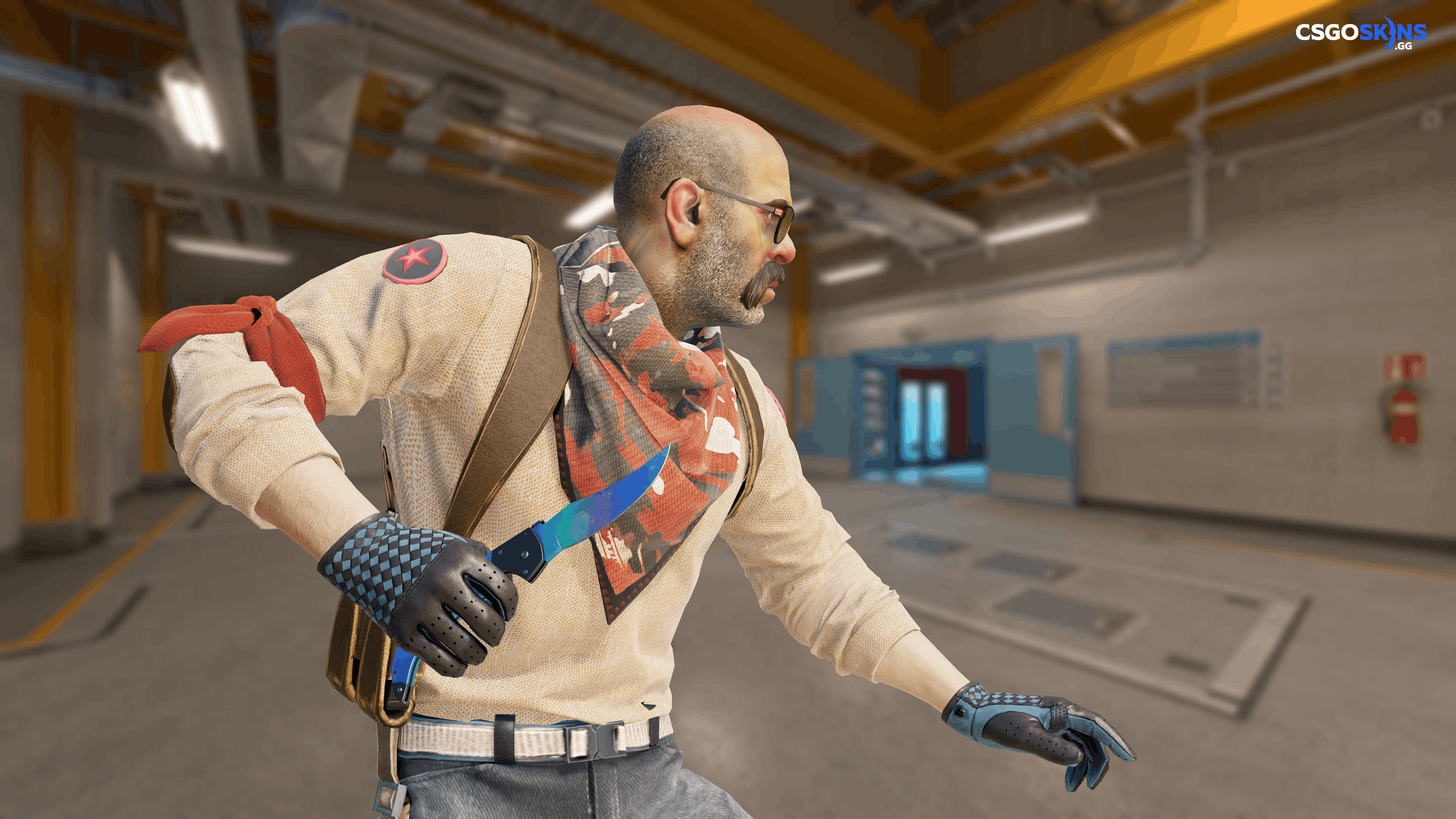 ★ Falchion Knife | Gamma Doppler Phase 1 Artwork