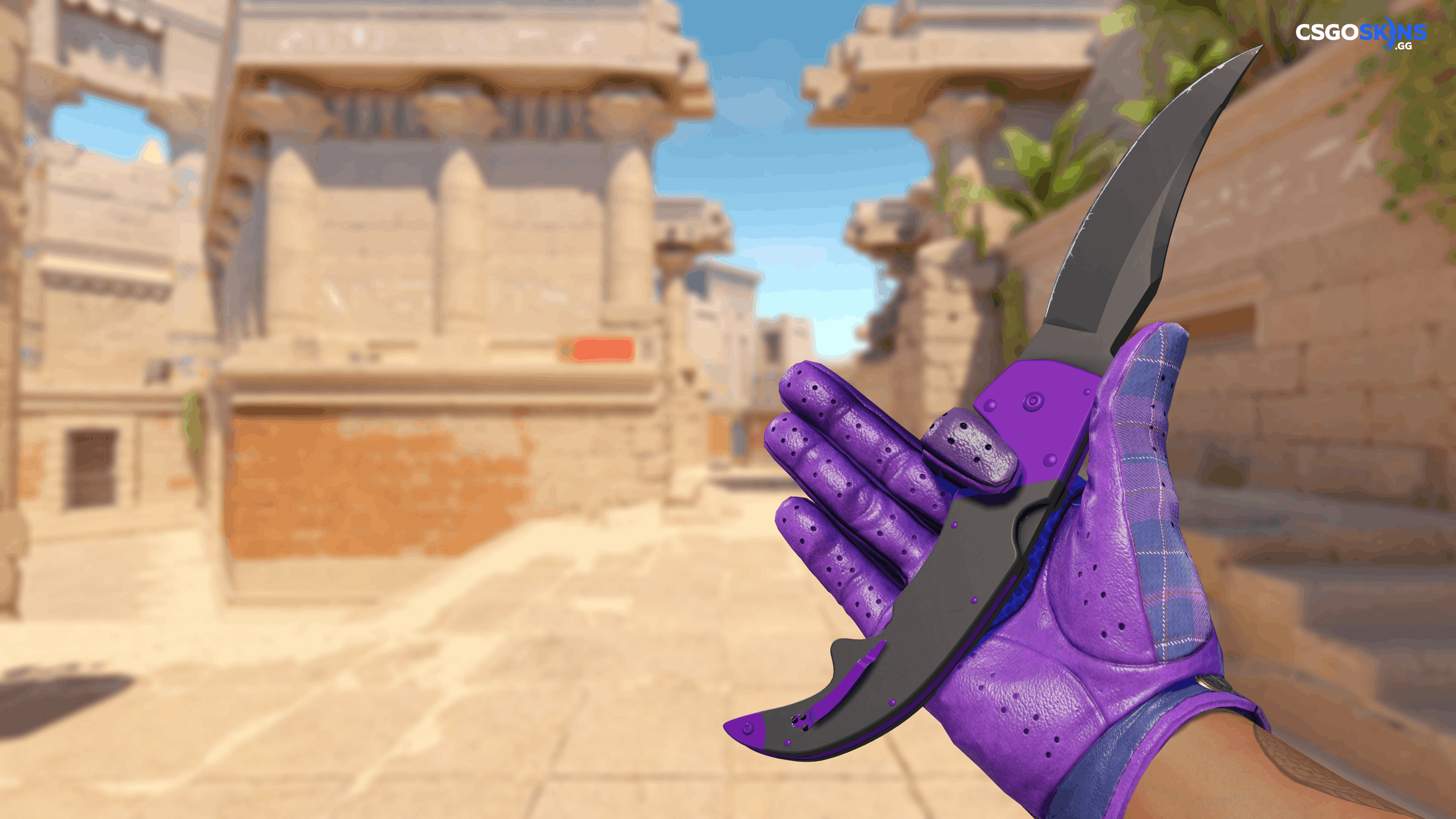 ★ Falchion Knife | Ultraviolet Artwork