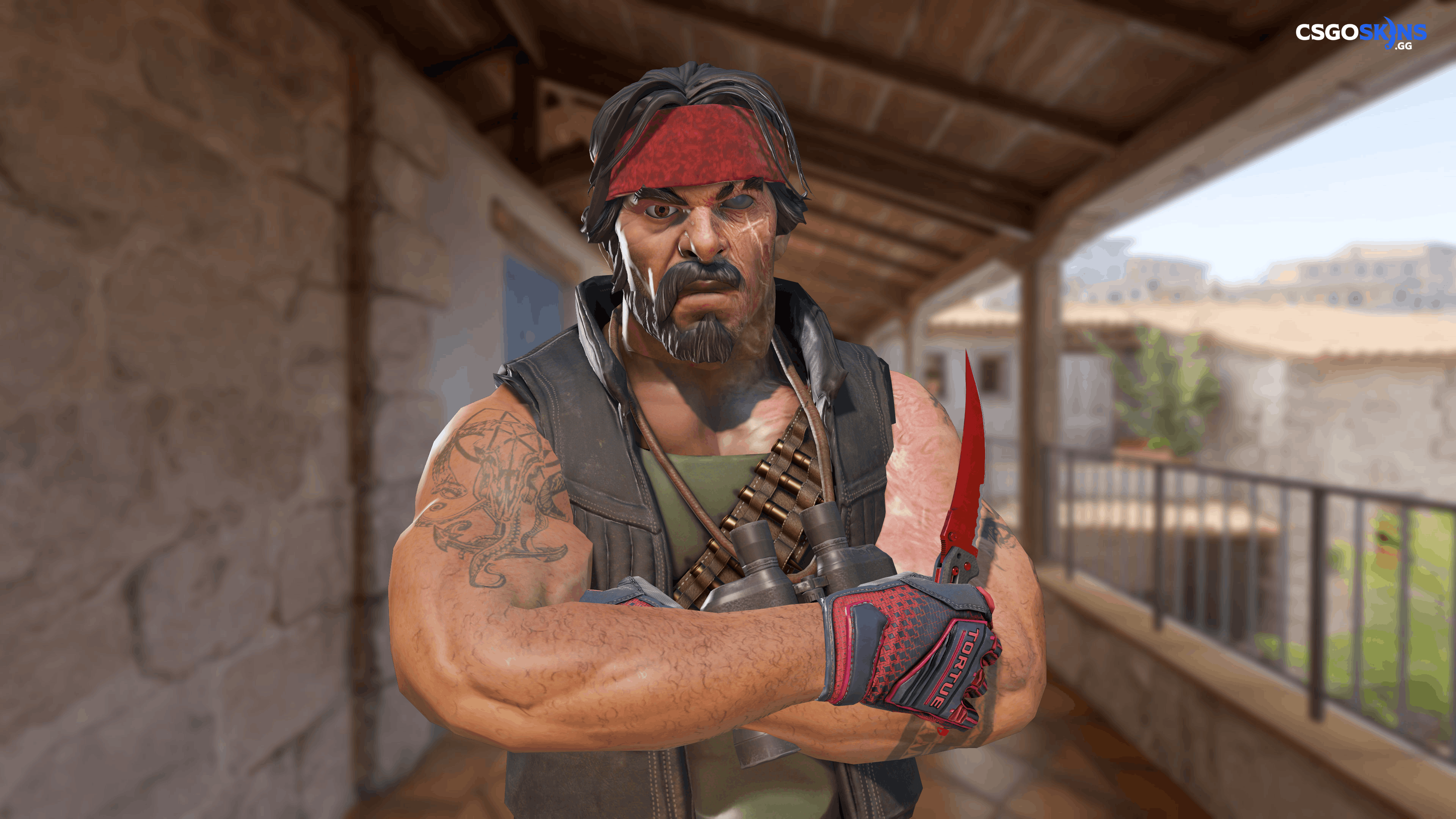 ★ Flip Knife | Doppler Ruby Artwork