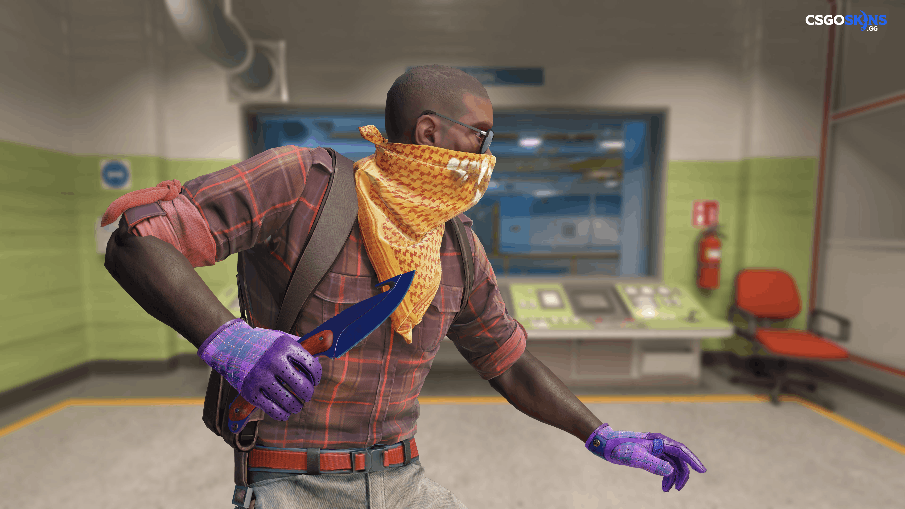 ★ Gut Knife | Doppler Black Pearl Artwork