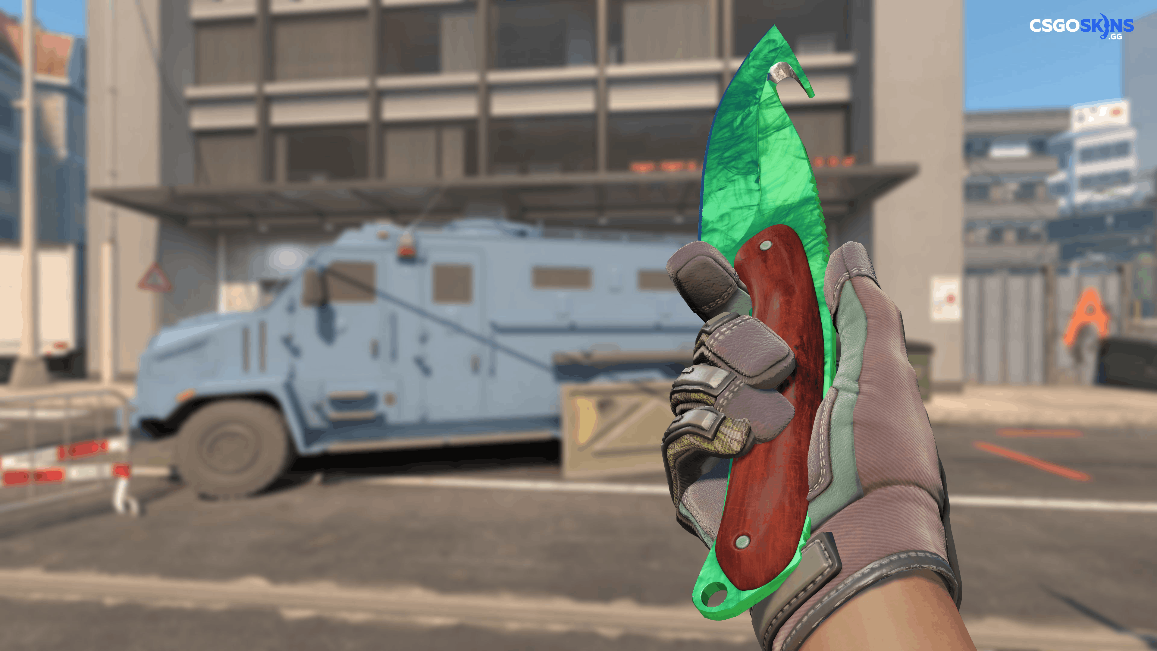 ★ Gut Knife | Gamma Doppler Emerald Artwork