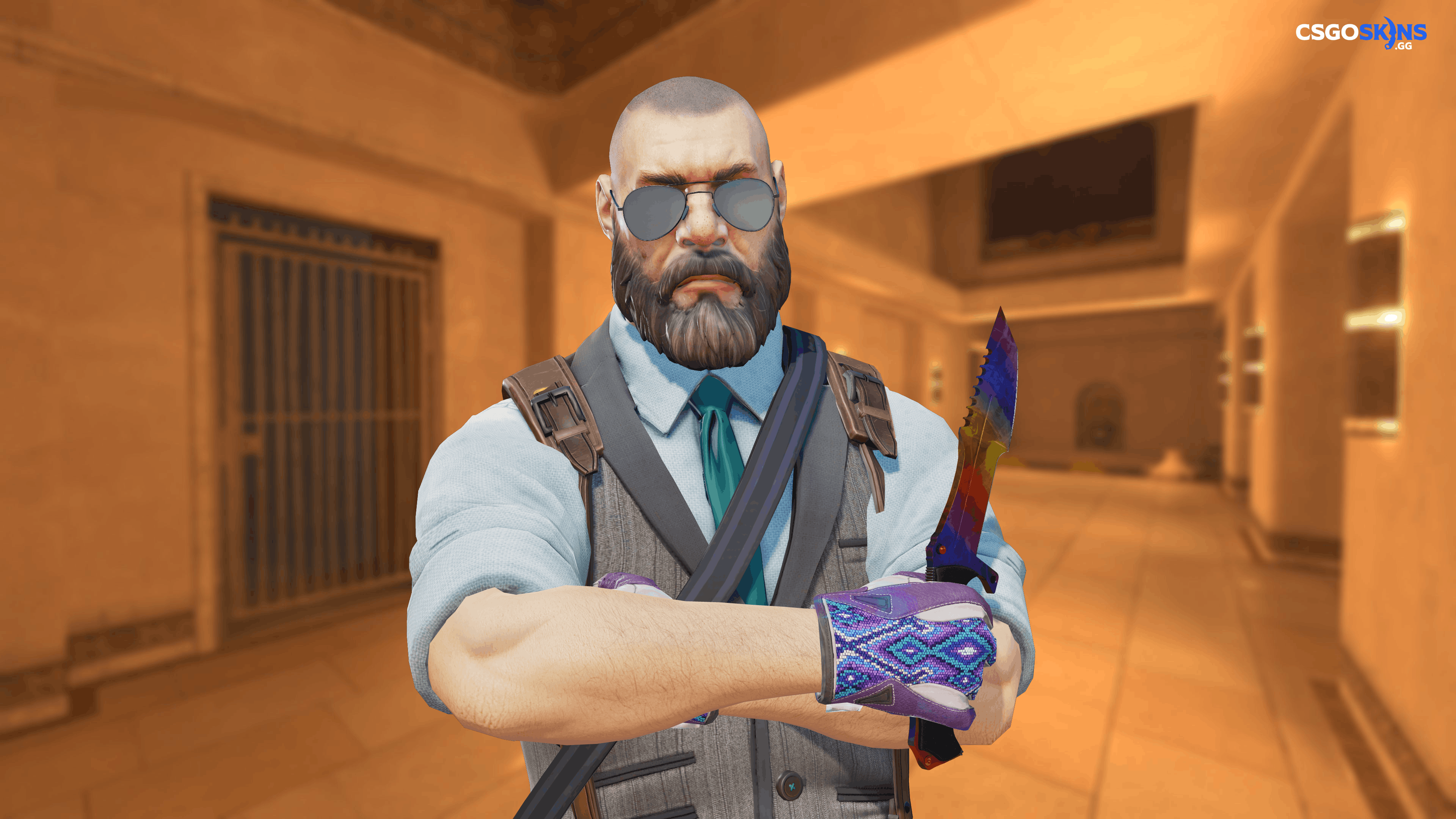 ★ Huntsman Knife | Marble Fade Artwork