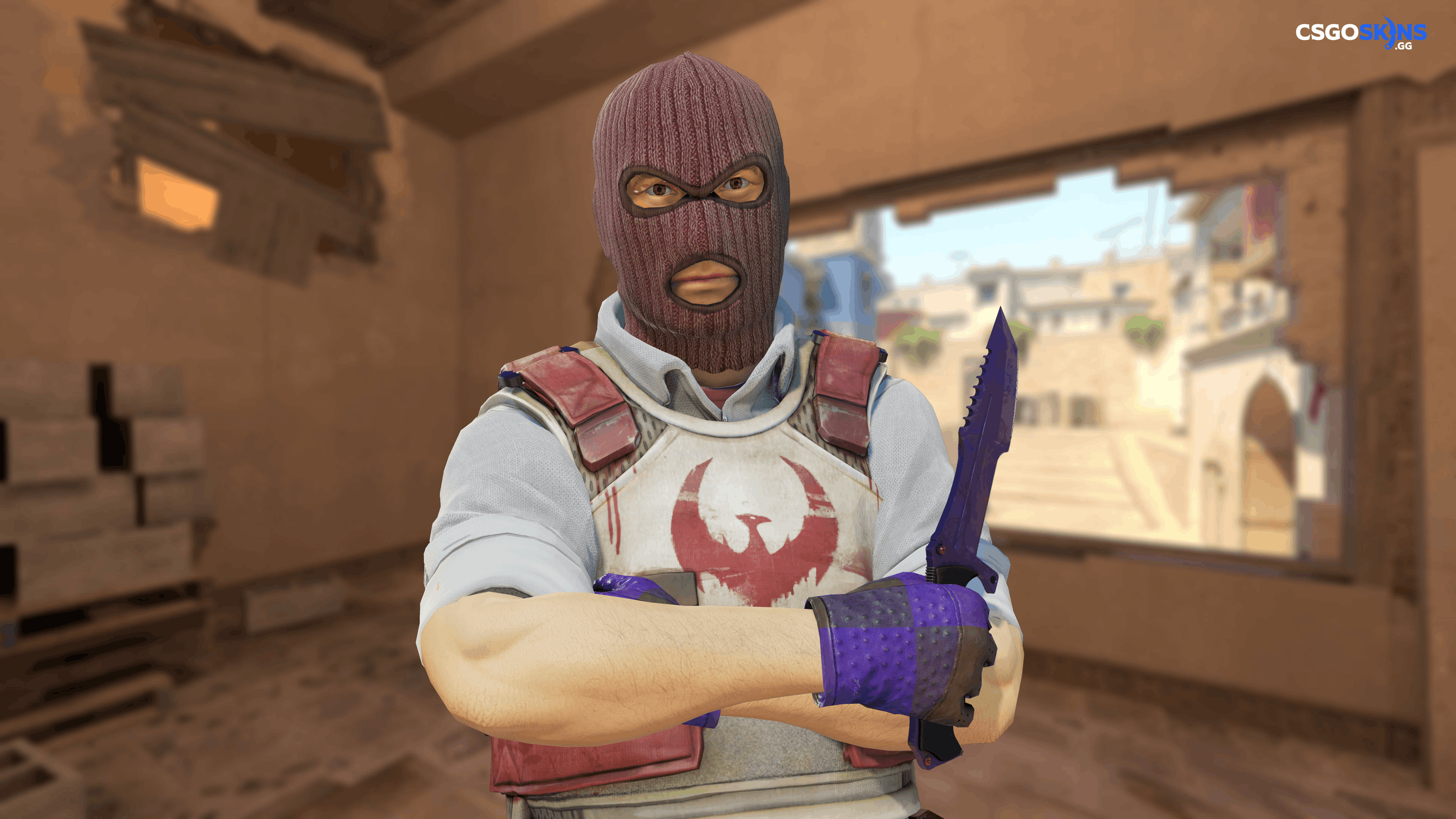 ★ Huntsman Knife | Doppler Black Pearl Artwork