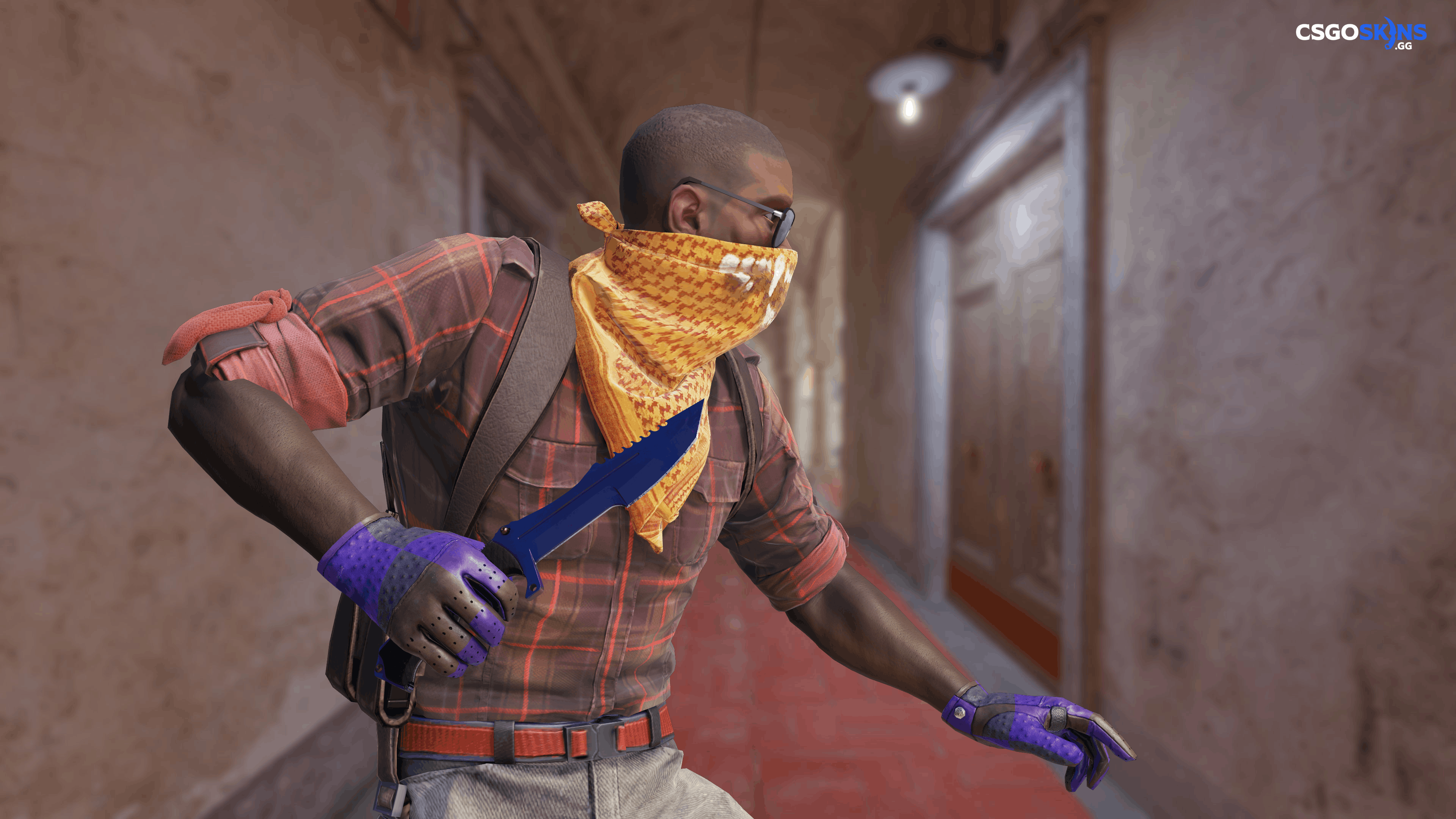 ★ Huntsman Knife | Doppler Black Pearl Artwork