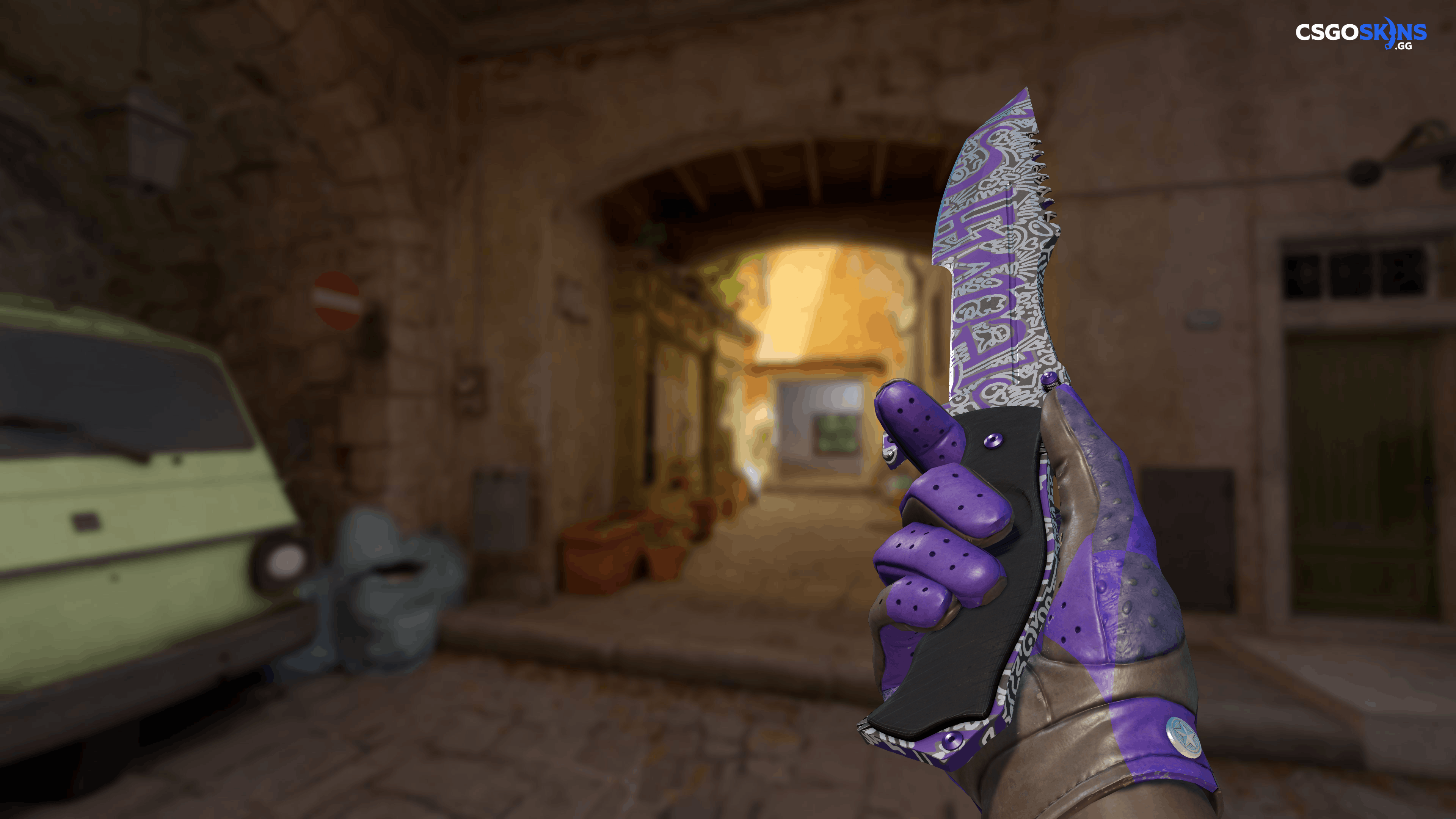 ★ Huntsman Knife | Freehand Artwork