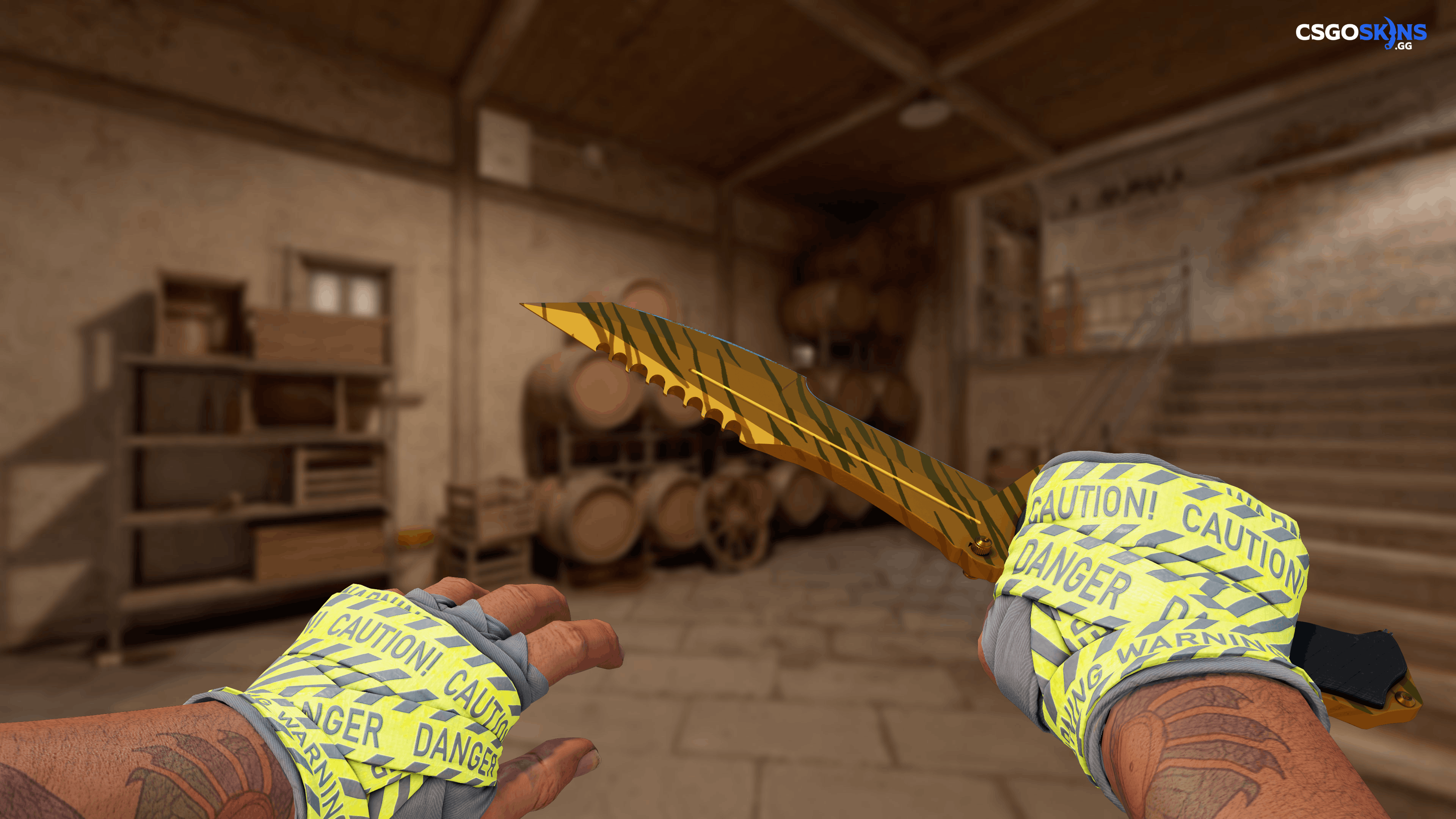 ★ Huntsman Knife | Tiger Tooth Artwork