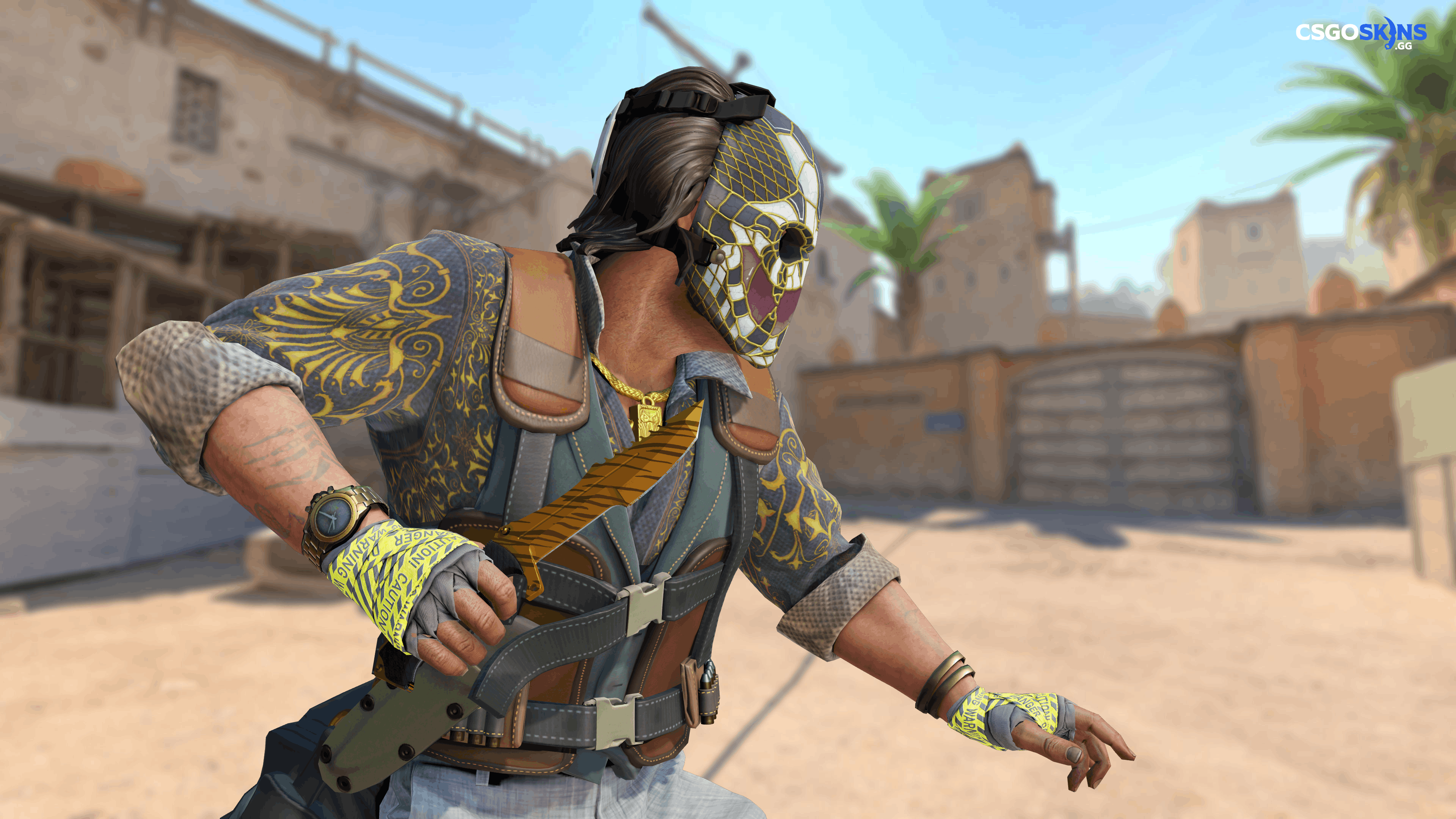 ★ Huntsman Knife | Tiger Tooth Artwork