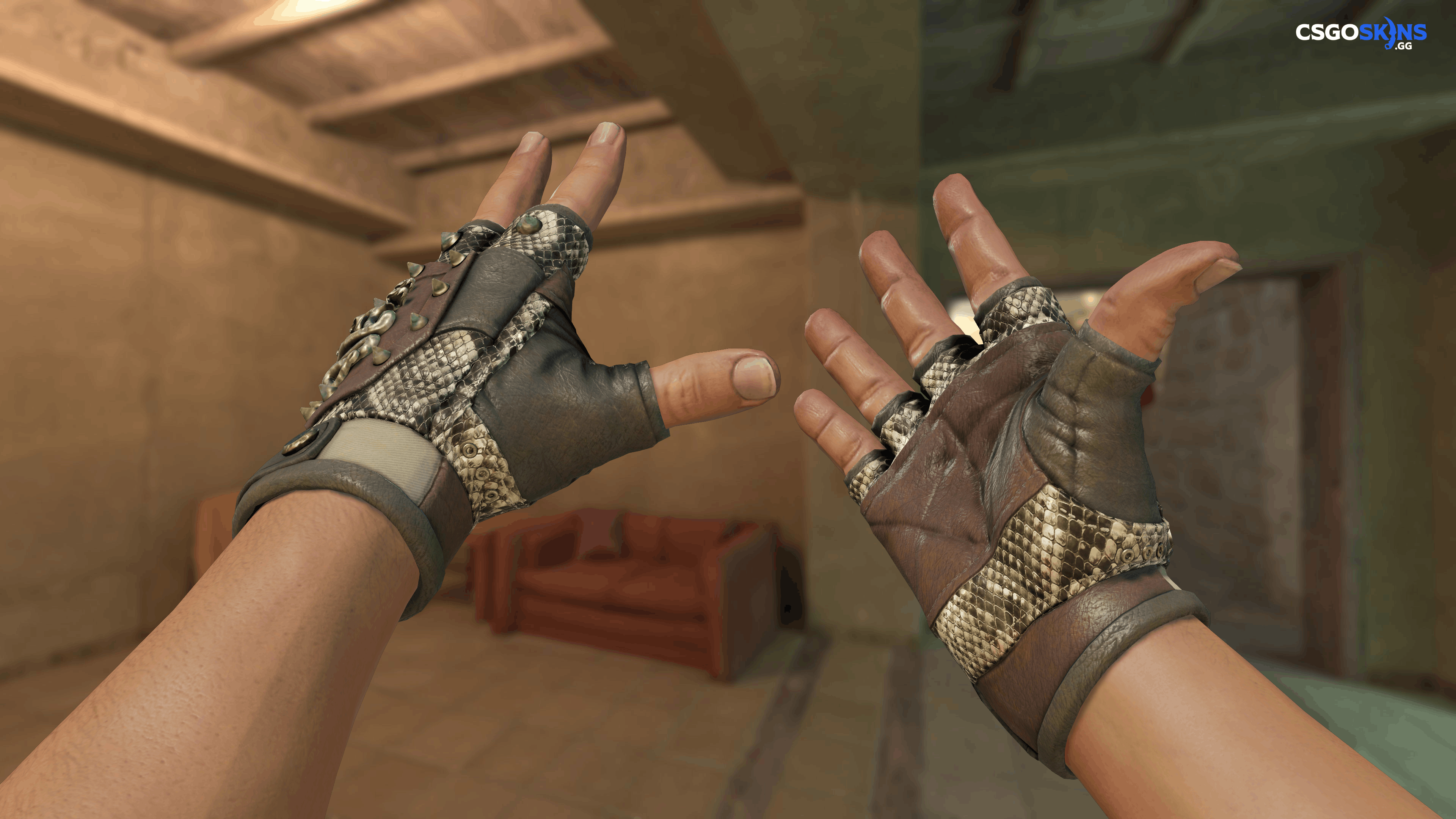 ★ Hydra Gloves | Rattler Artwork