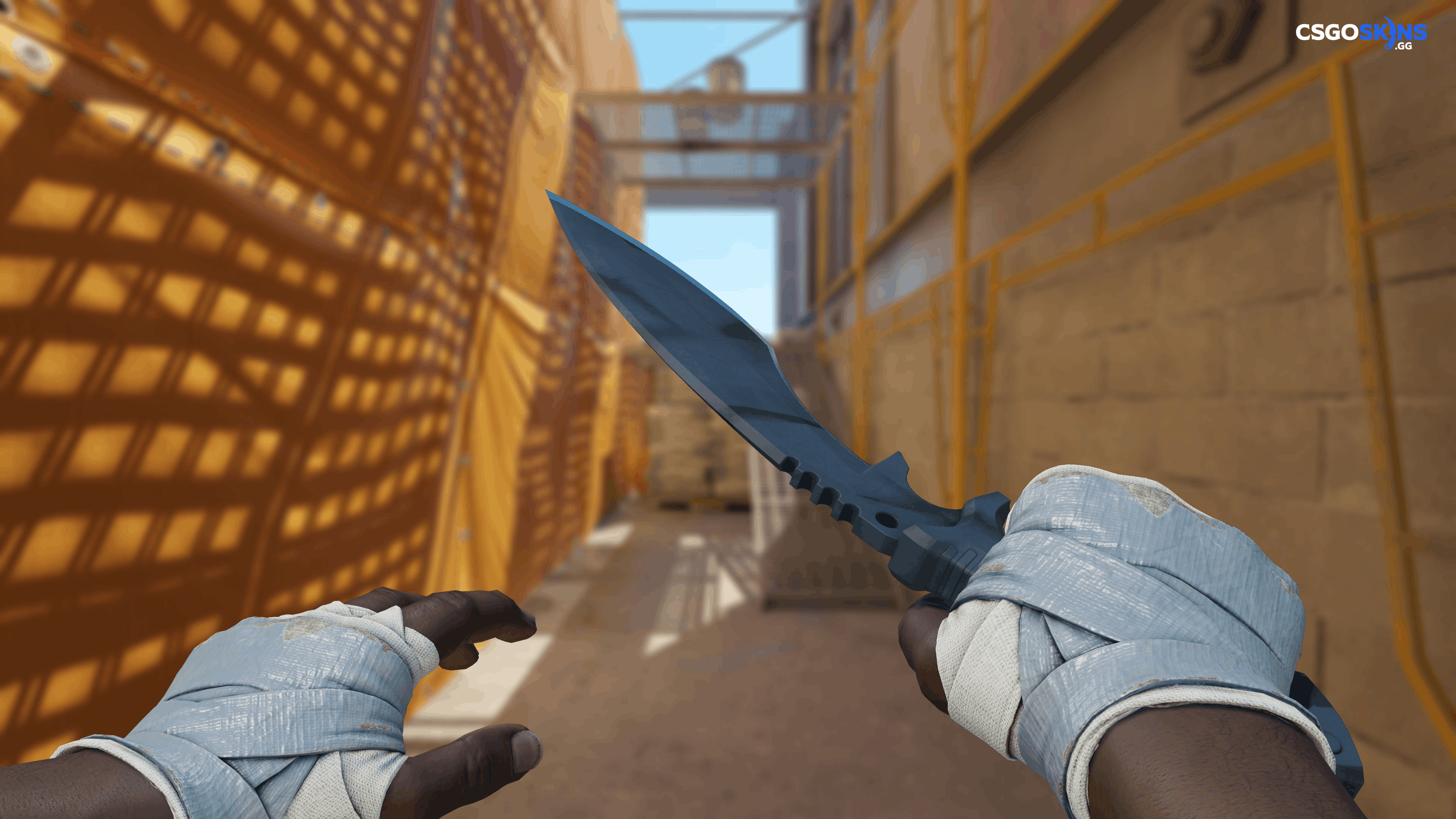 ★ Kukri Knife | Night Stripe Artwork