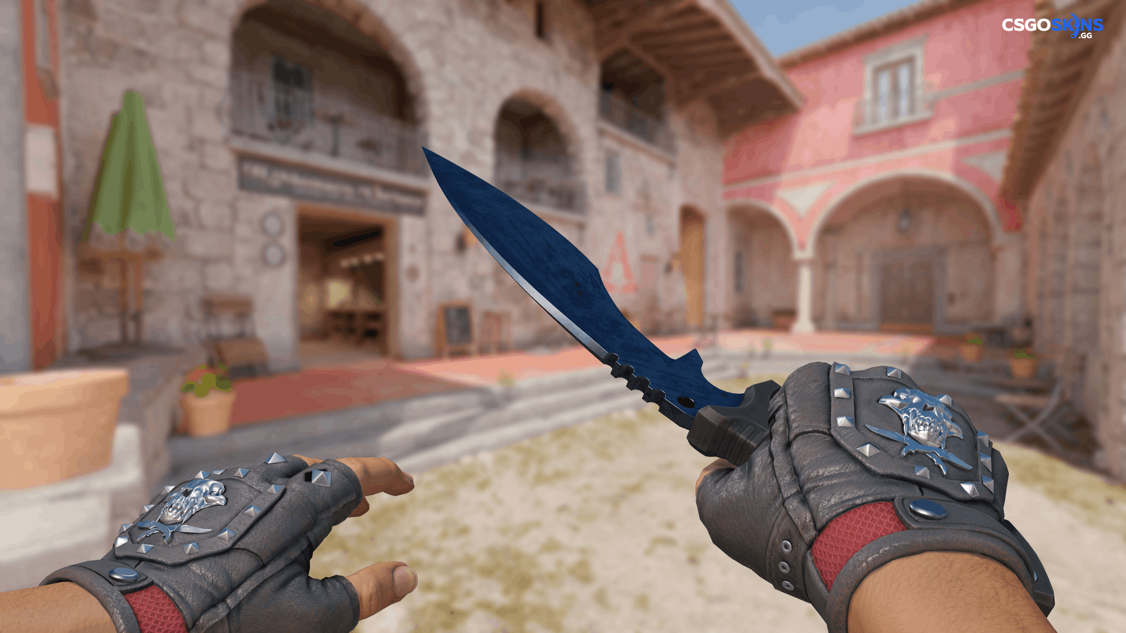 ★ Kukri Knife | Blue Steel Artwork