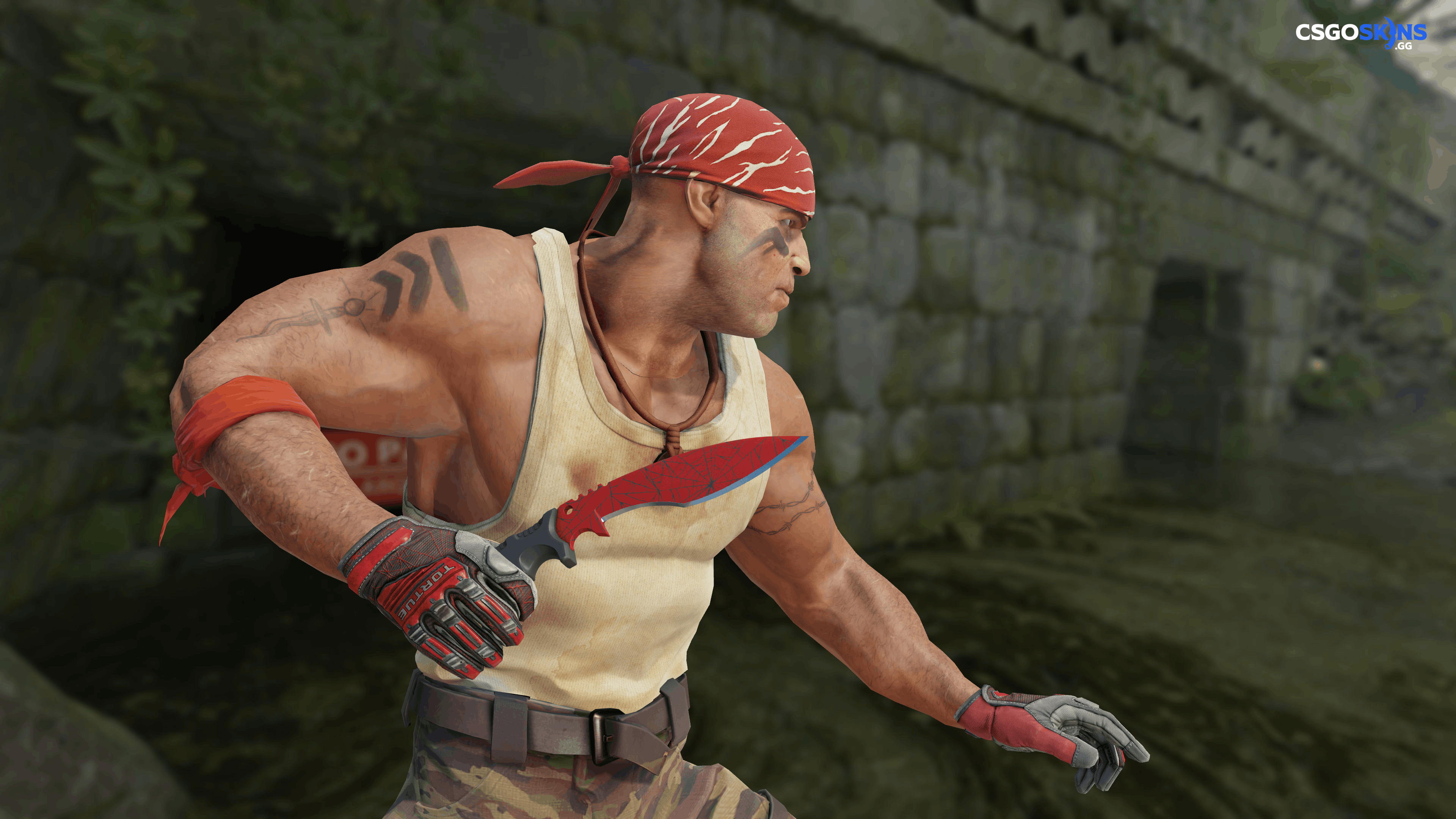★ Kukri Knife | Crimson Web Artwork