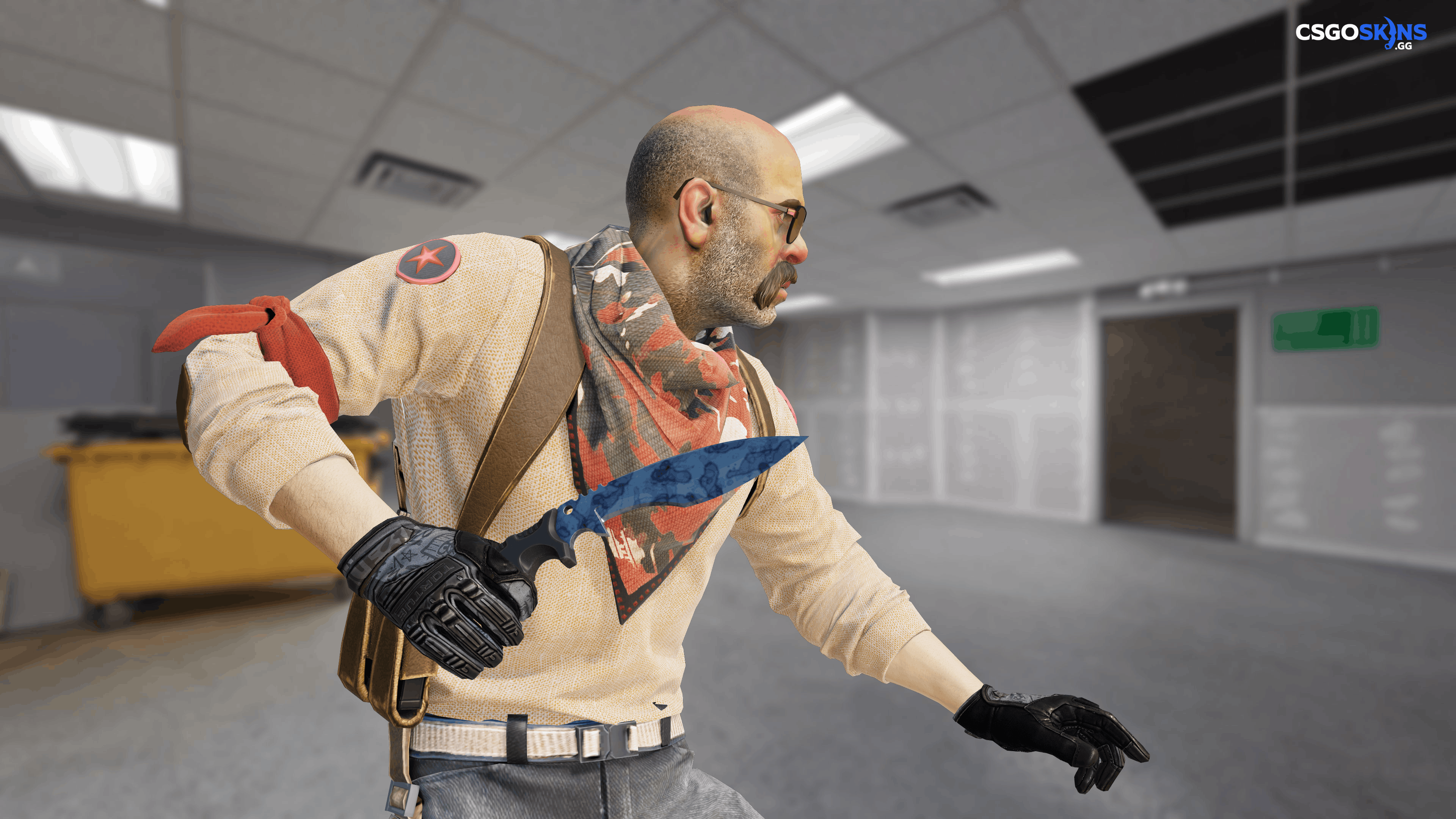 ★ Kukri Knife | Stained Artwork