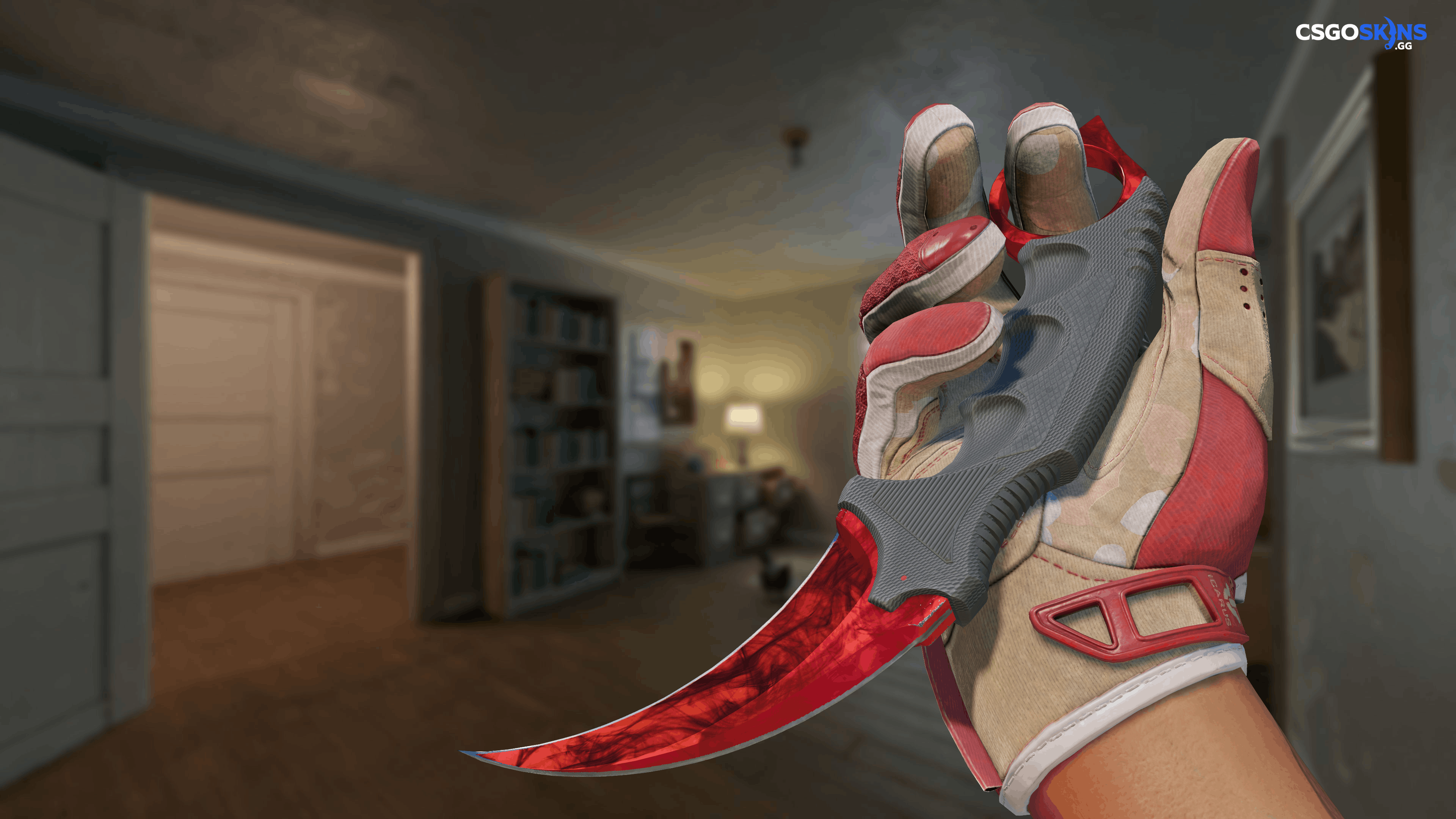 ★ Karambit | Doppler Ruby Artwork
