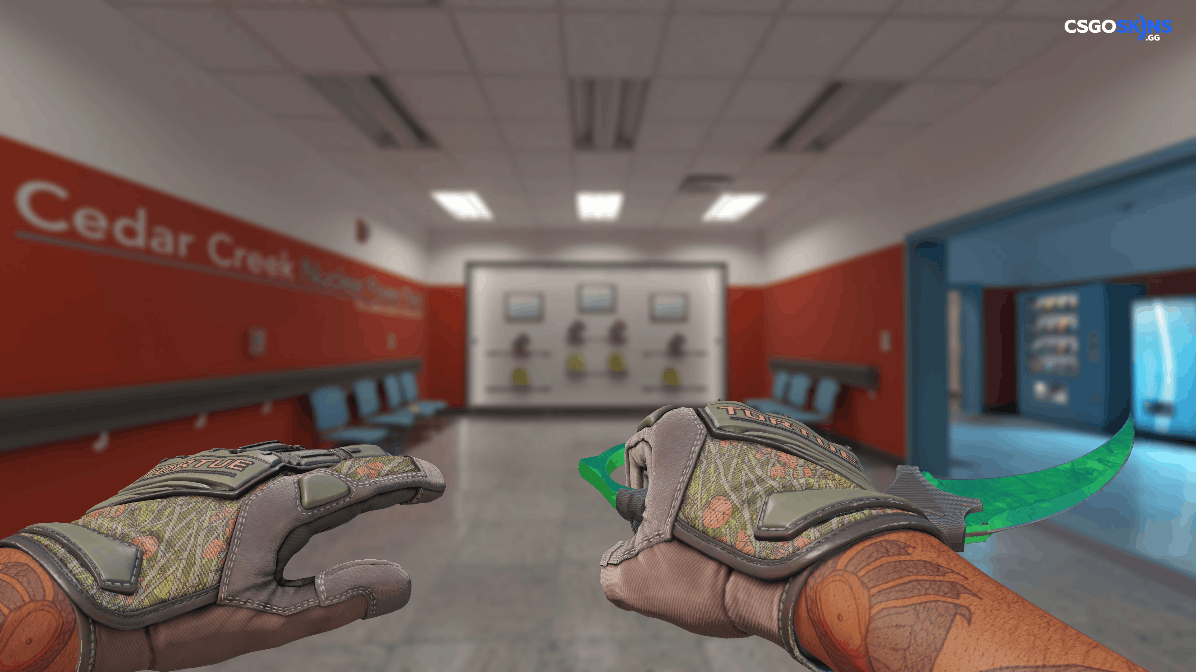 ★ Karambit | Gamma Doppler Emerald Artwork