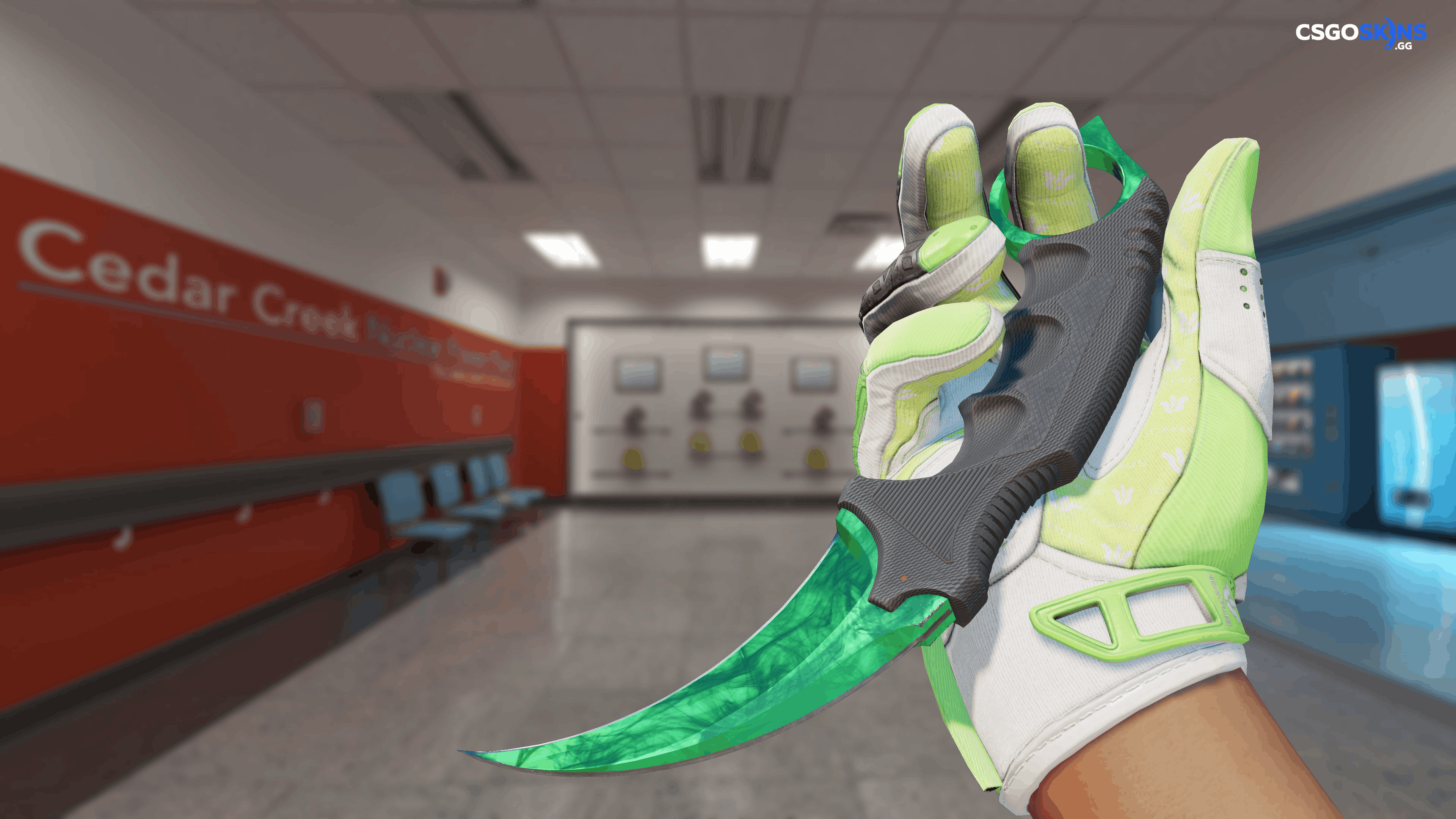 ★ Karambit | Gamma Doppler Emerald Artwork
