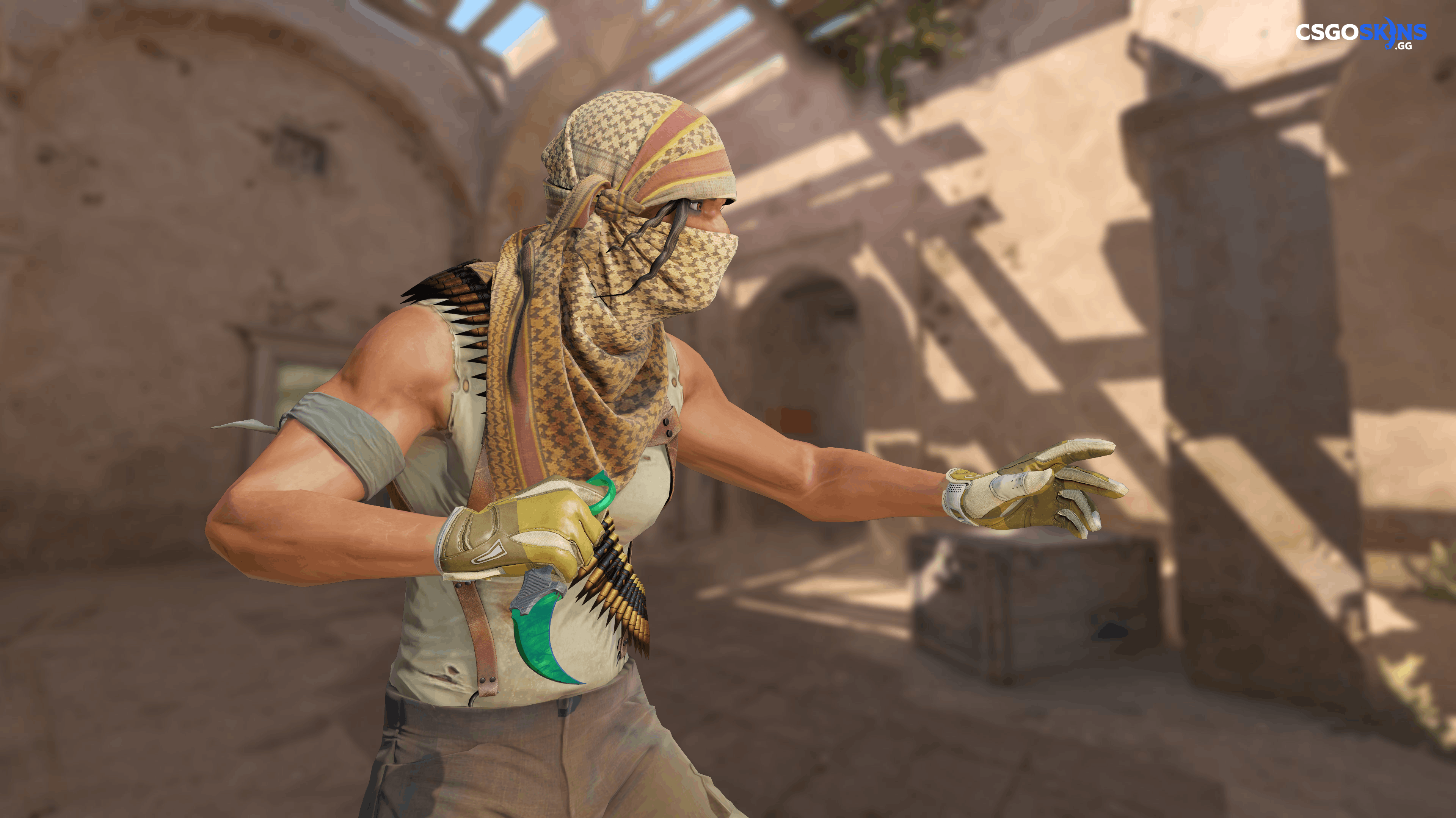 ★ Karambit | Gamma Doppler Emerald Artwork