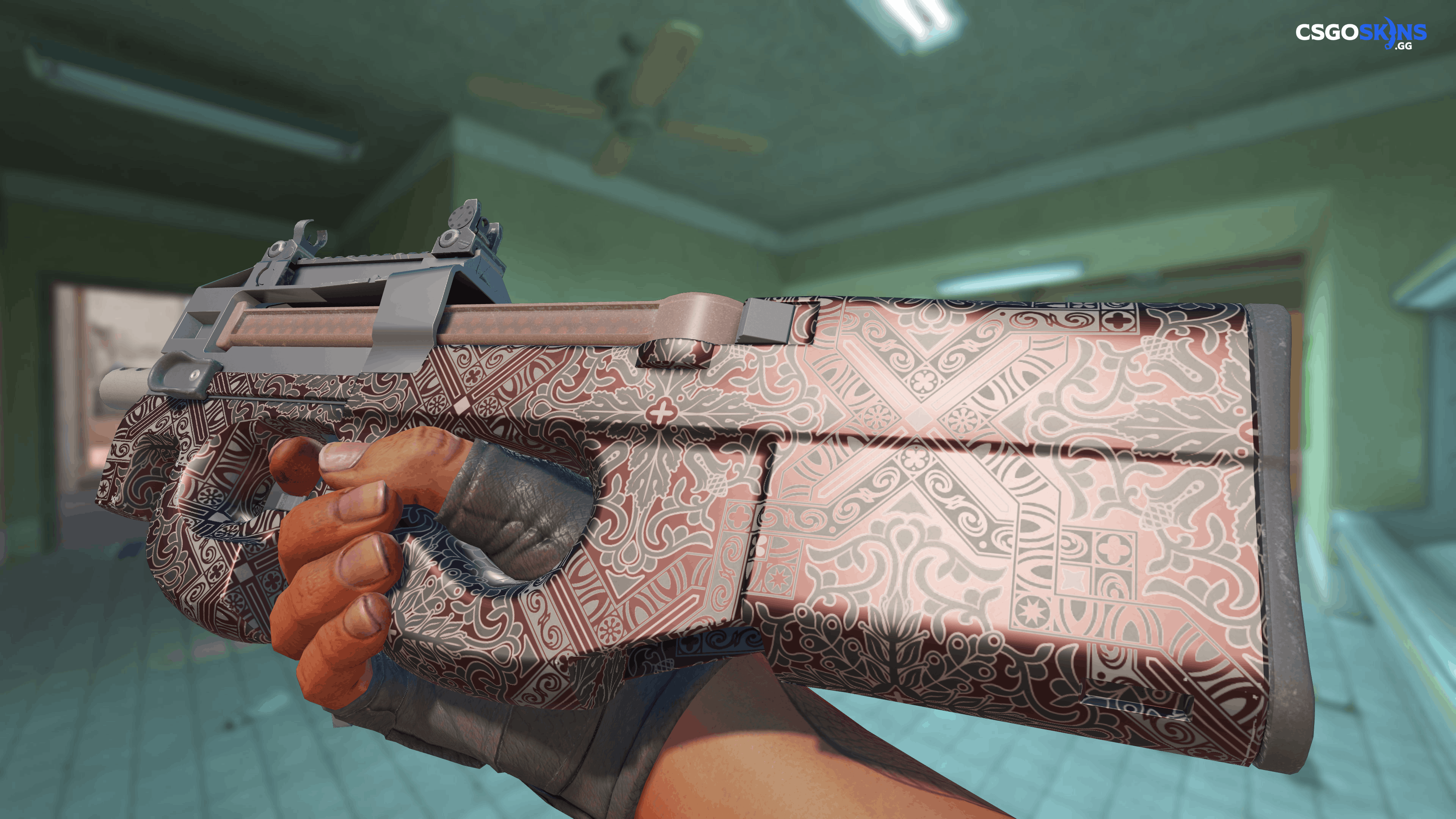 P90 | Baroque Red Artwork