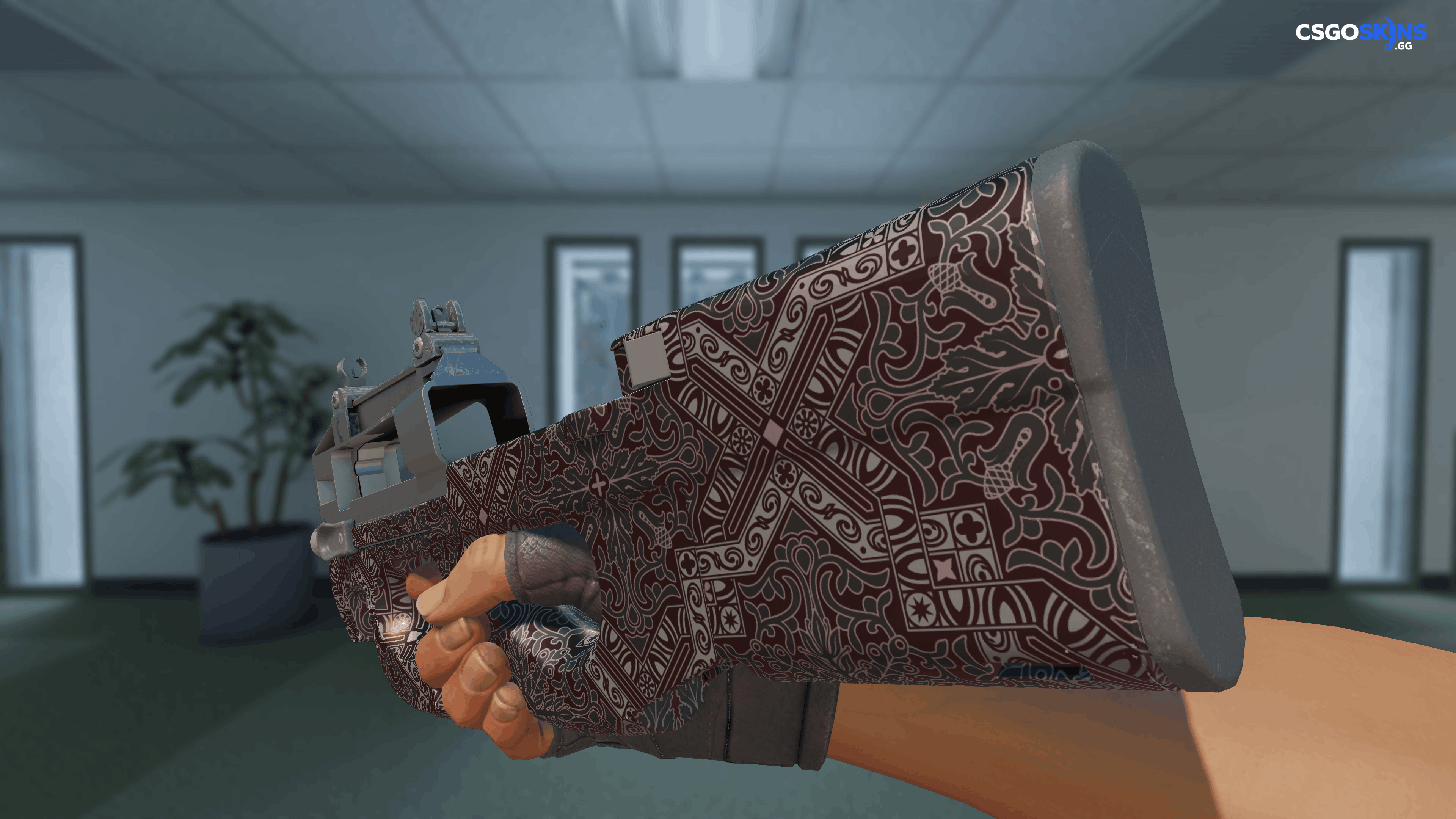 P90 | Baroque Red Artwork