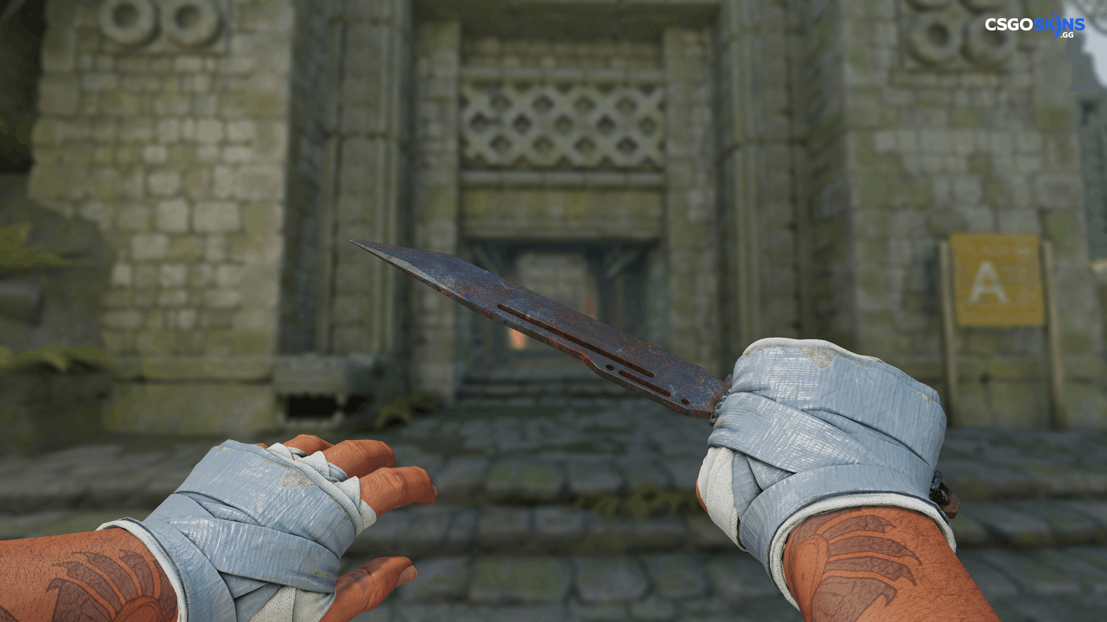 ★ Paracord Knife | Rust Coat Artwork
